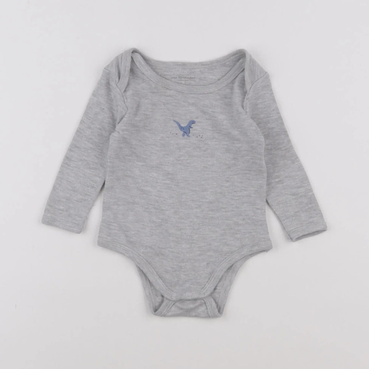 Vertbaudet - body gris - 6 mois