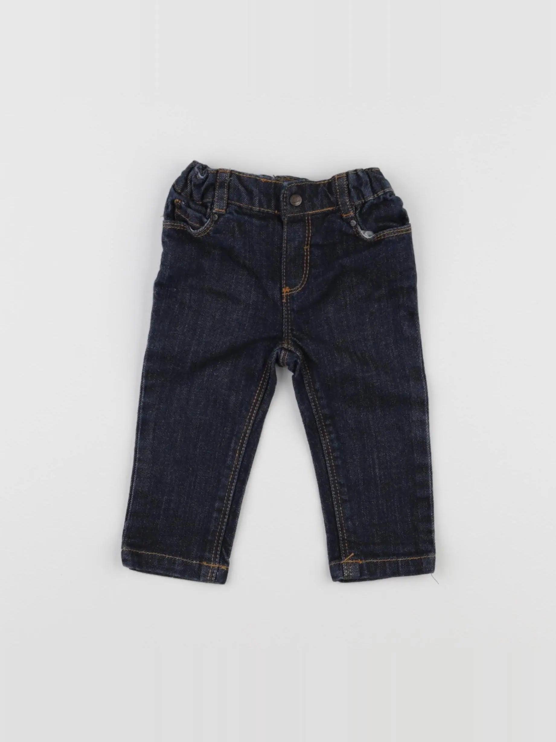Petit Bateau - jean bleu - 6 mois