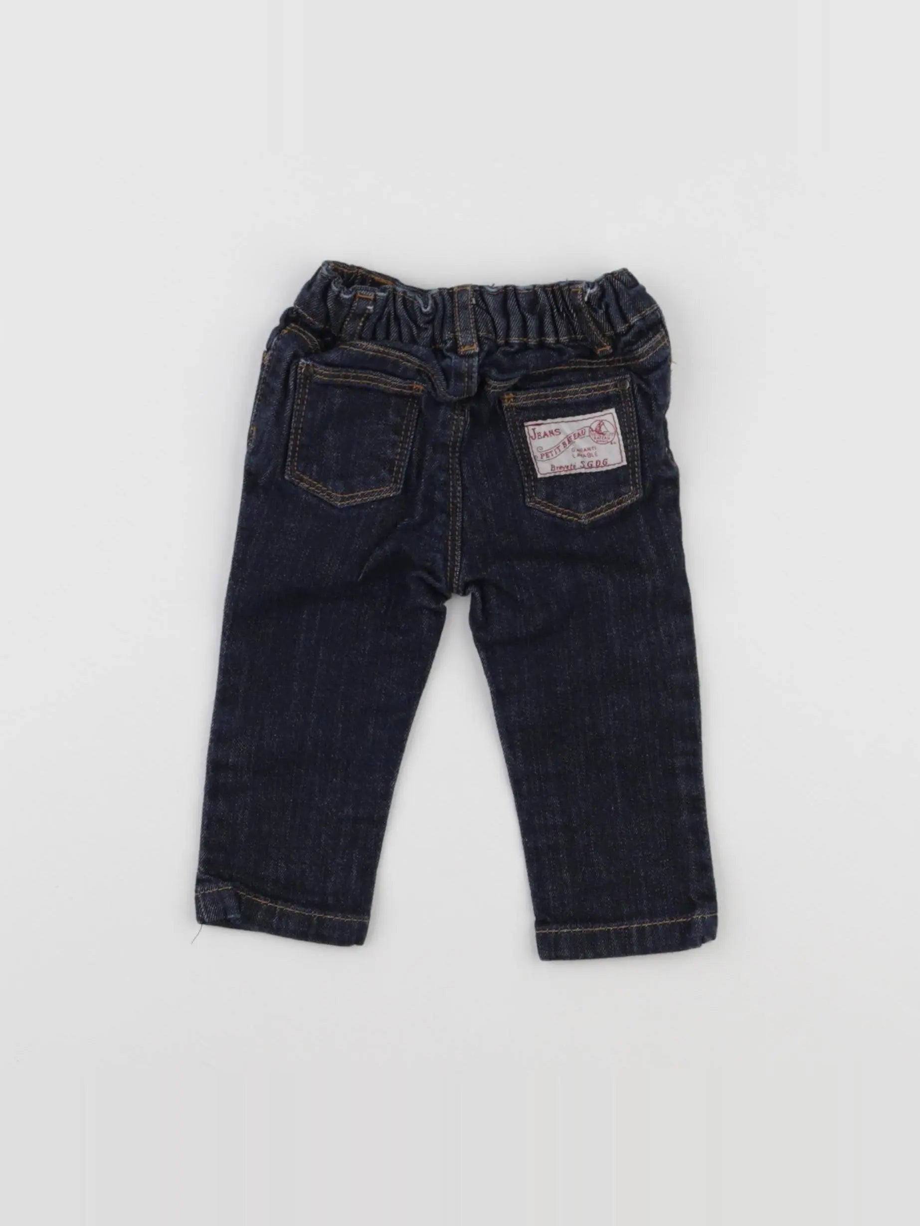Petit Bateau - jean bleu - 6 mois