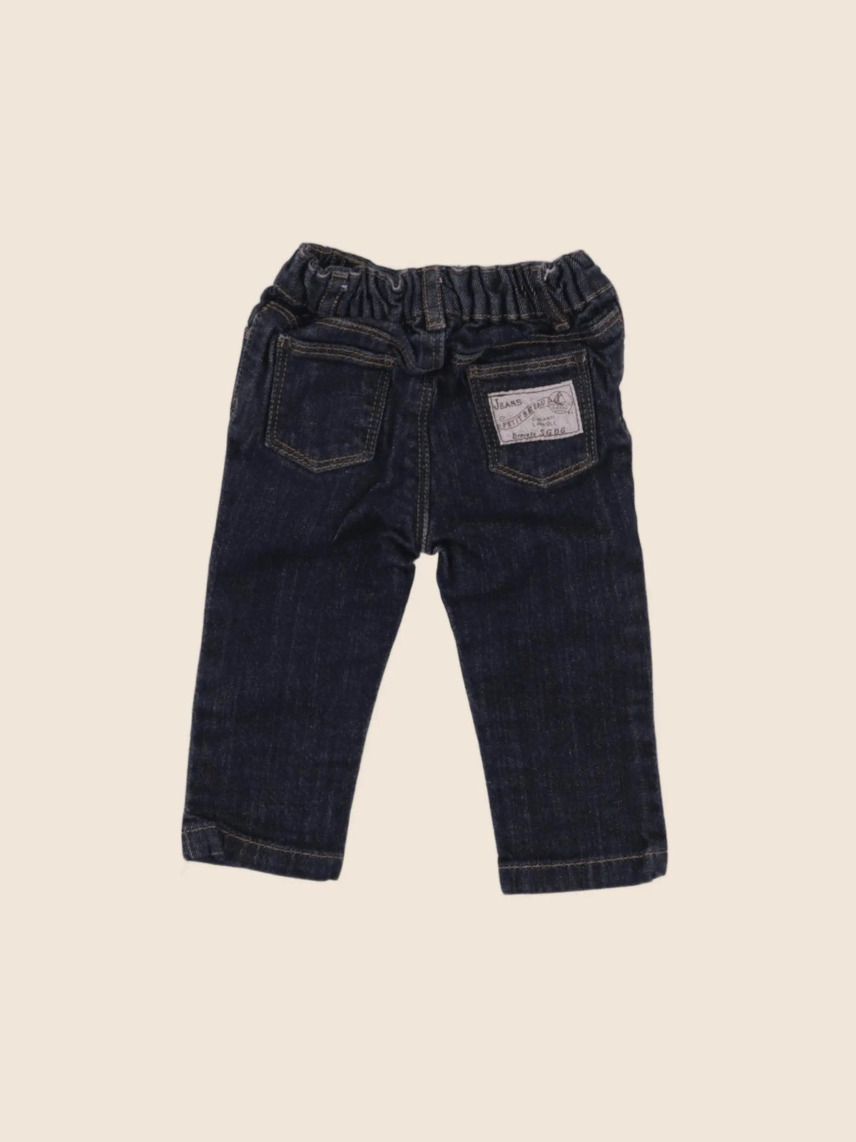 Petit Bateau - jean bleu - 6 mois