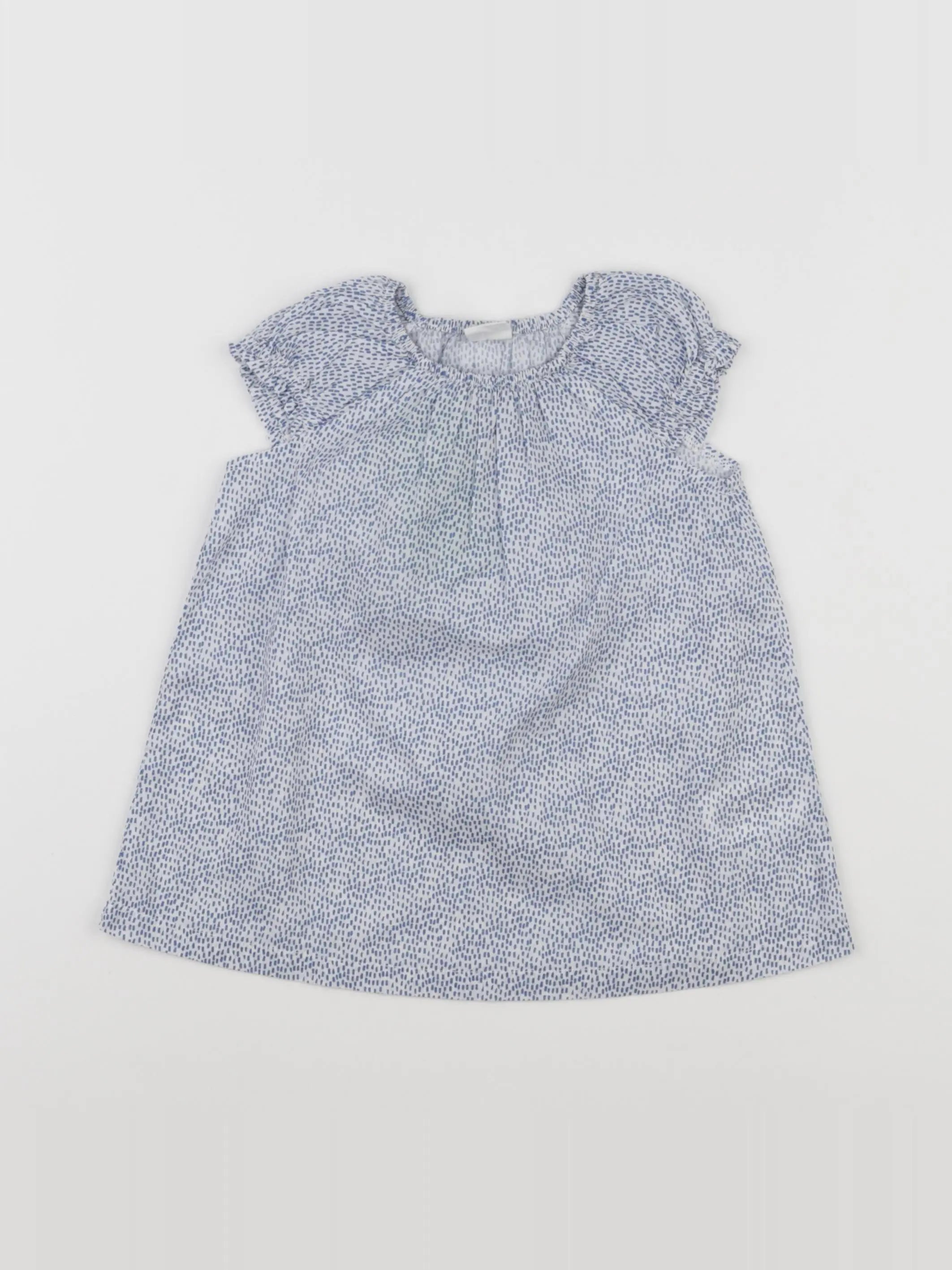 H&M - robe bleu - 3/6 mois