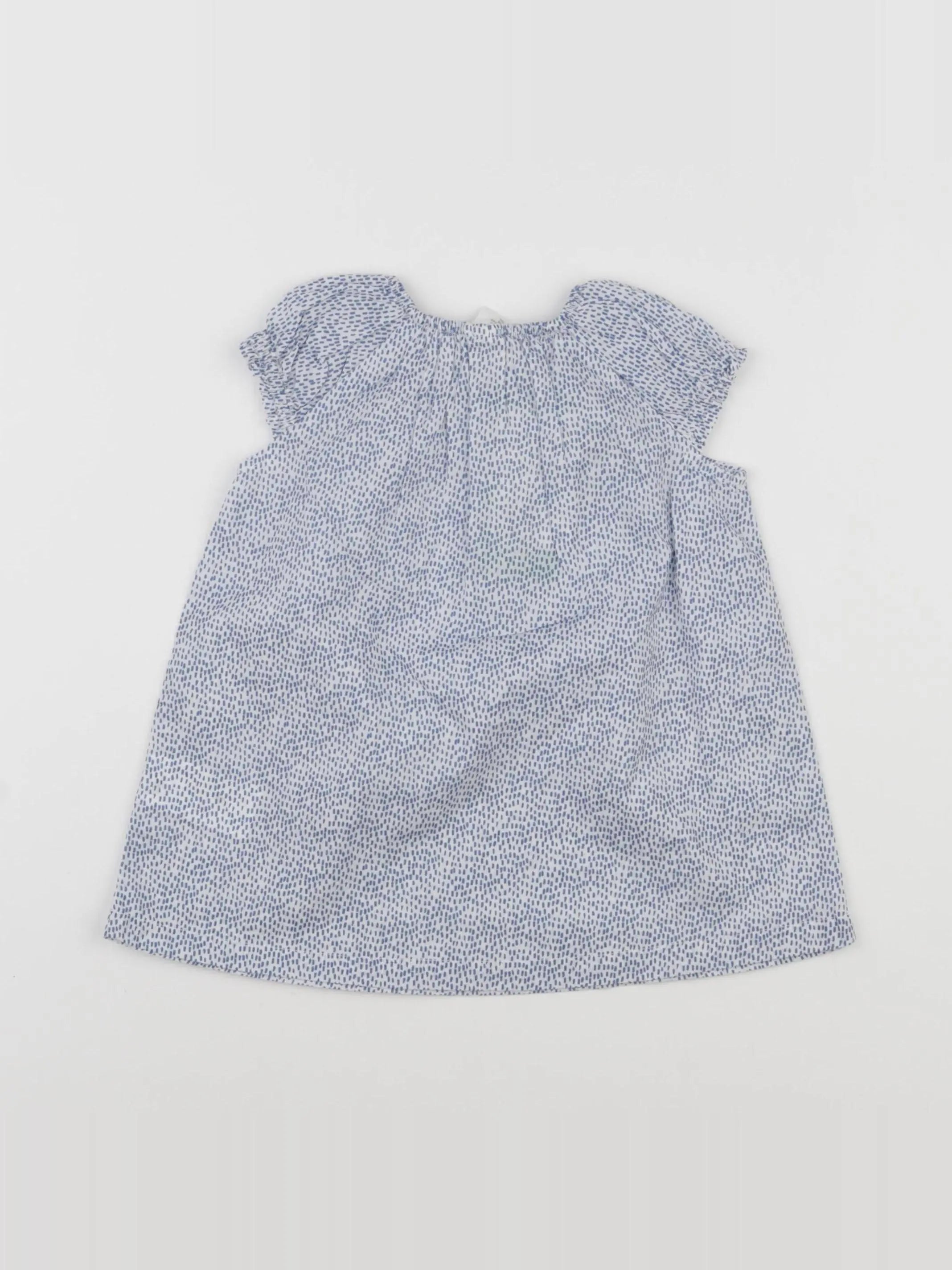 H&M - robe bleu - 3/6 mois