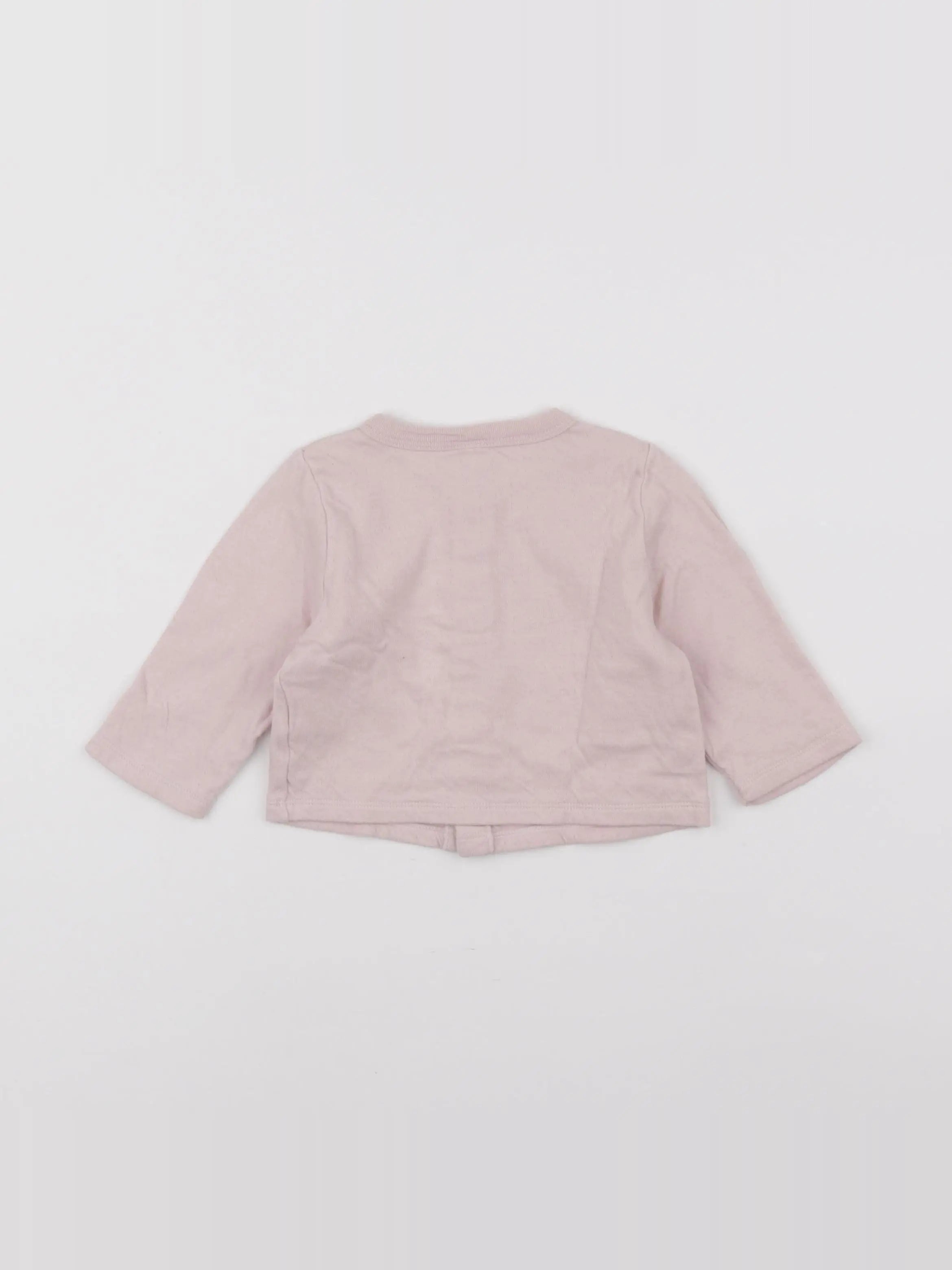 Petit Bateau - sweat rose - 12 mois