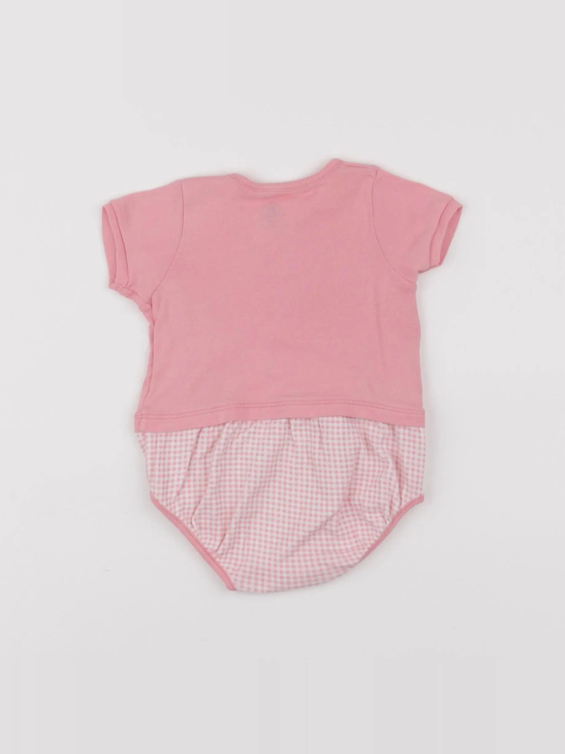Petit Bateau - combinaison rose - 3 mois
