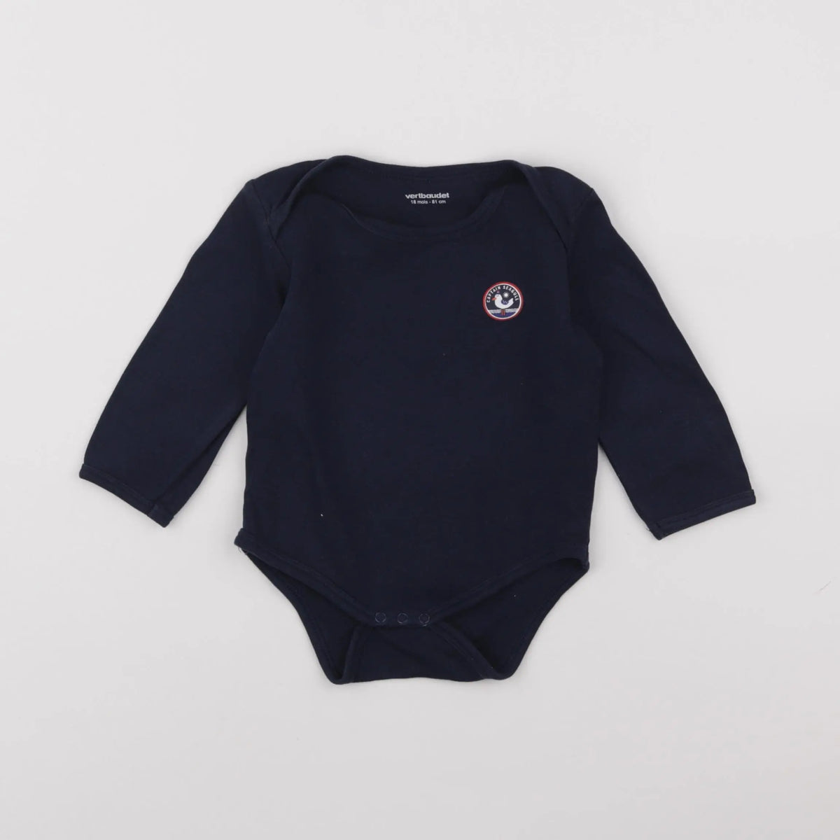 Vertbaudet - body bleu - 6 mois