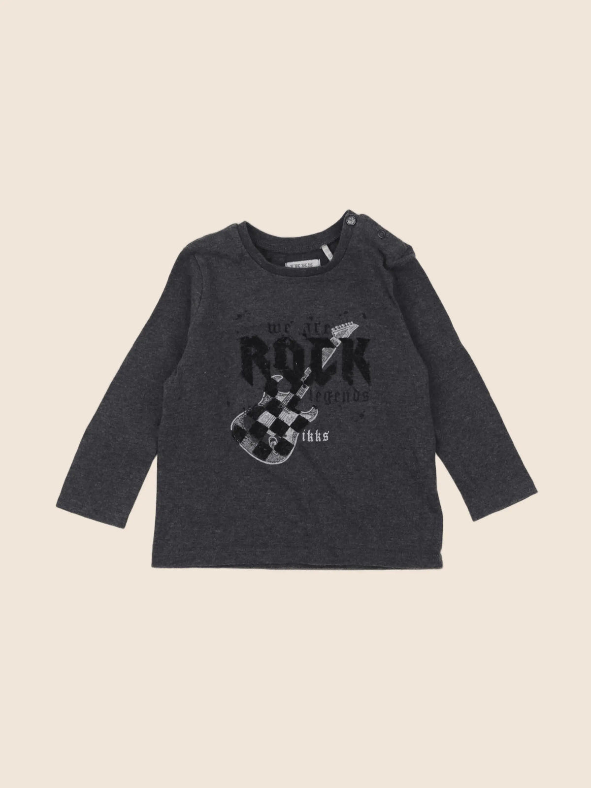 IKKS - tee-shirt gris - 18 mois