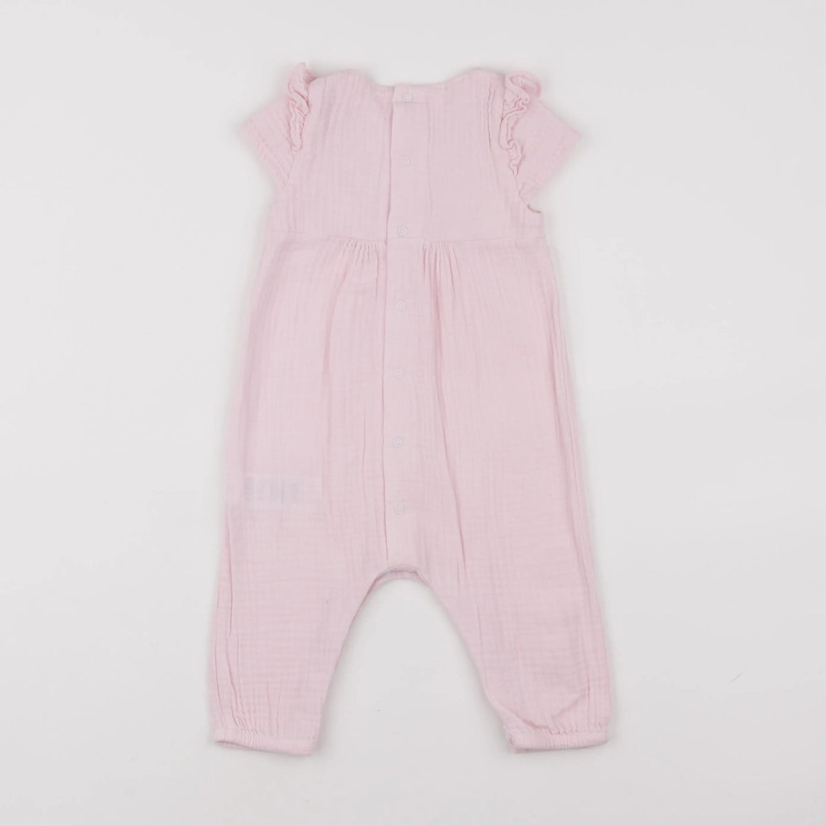Vertbaudet - combinaison rose - 9 mois
