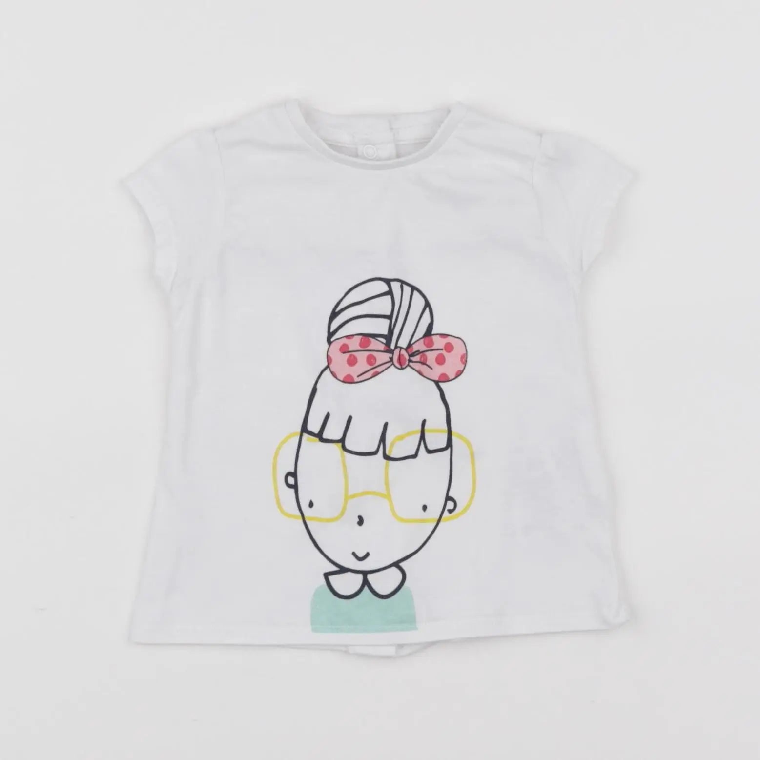 Vertbaudet - tee-shirt blanc - 3 mois