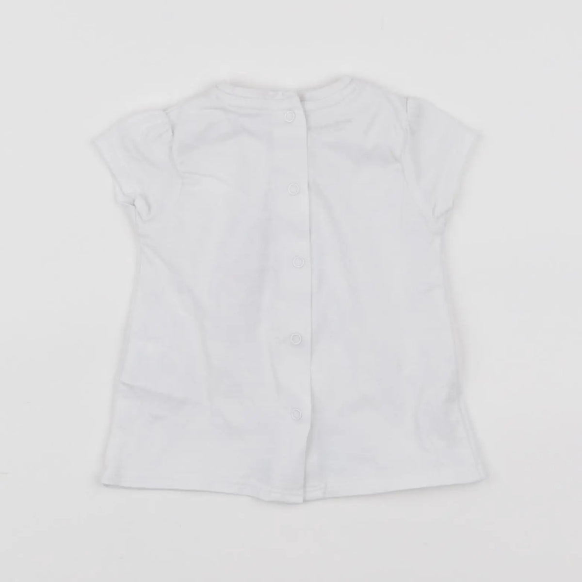 Vertbaudet - tee-shirt blanc - 3 mois