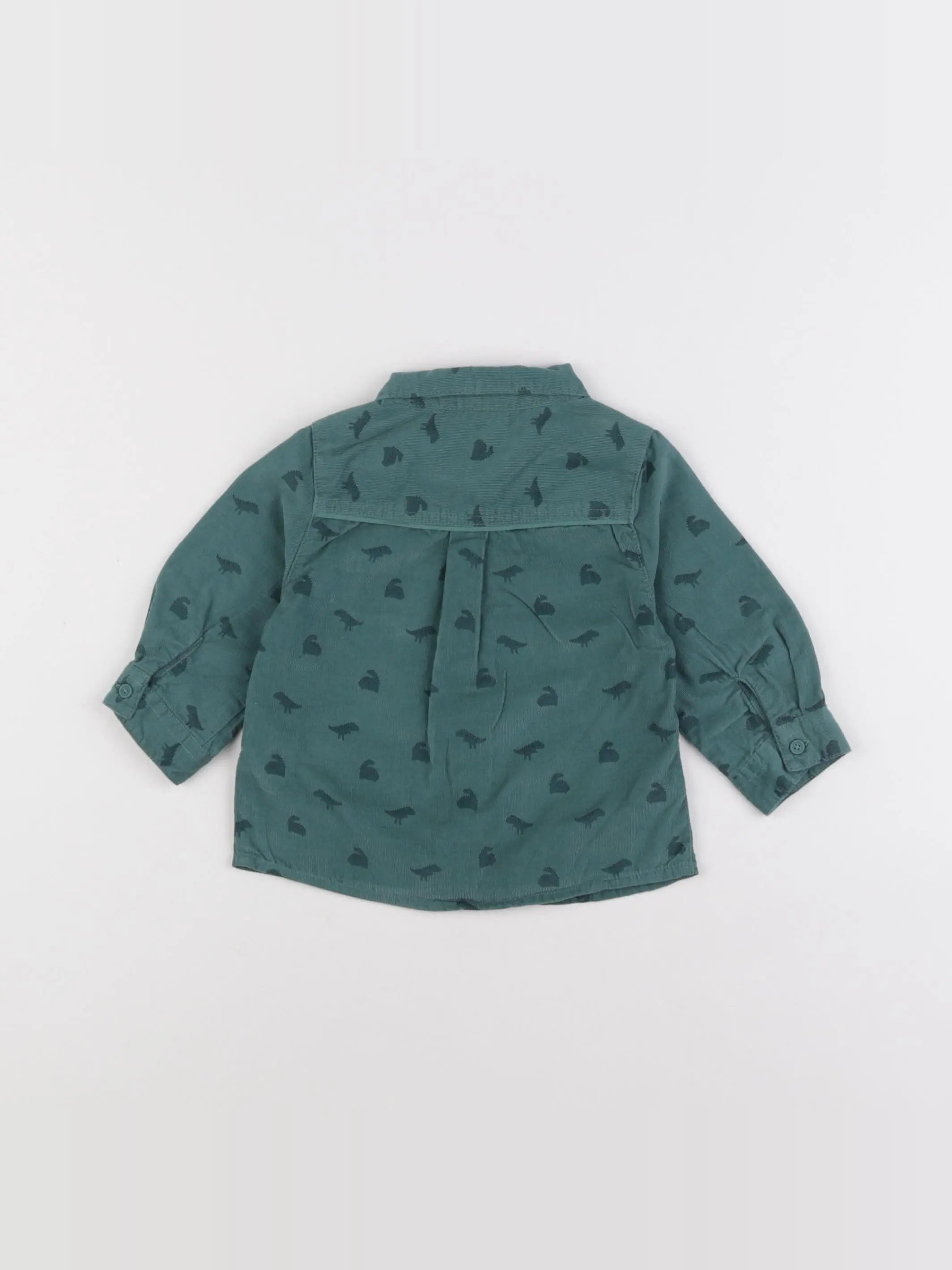 Tape à l'oeil - chemise vert - 6 mois