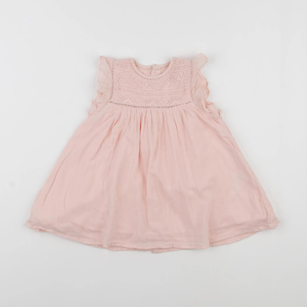 Vertbaudet - robe rose - 12 mois
