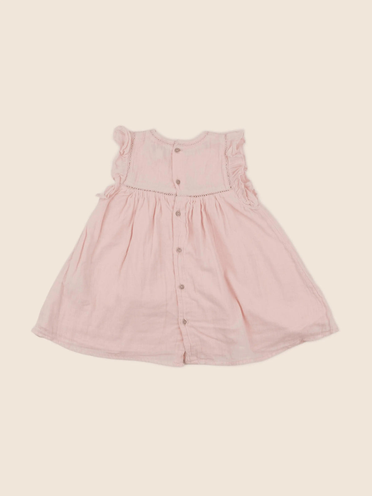 Vertbaudet - robe rose - 12 mois
