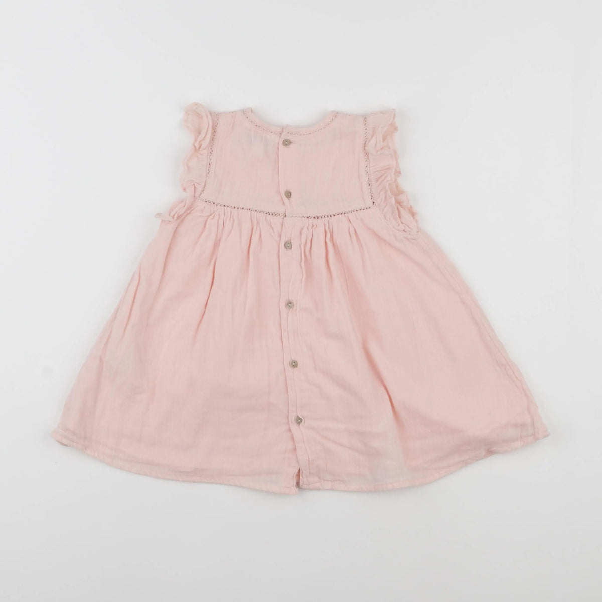 Vertbaudet - robe rose - 12 mois