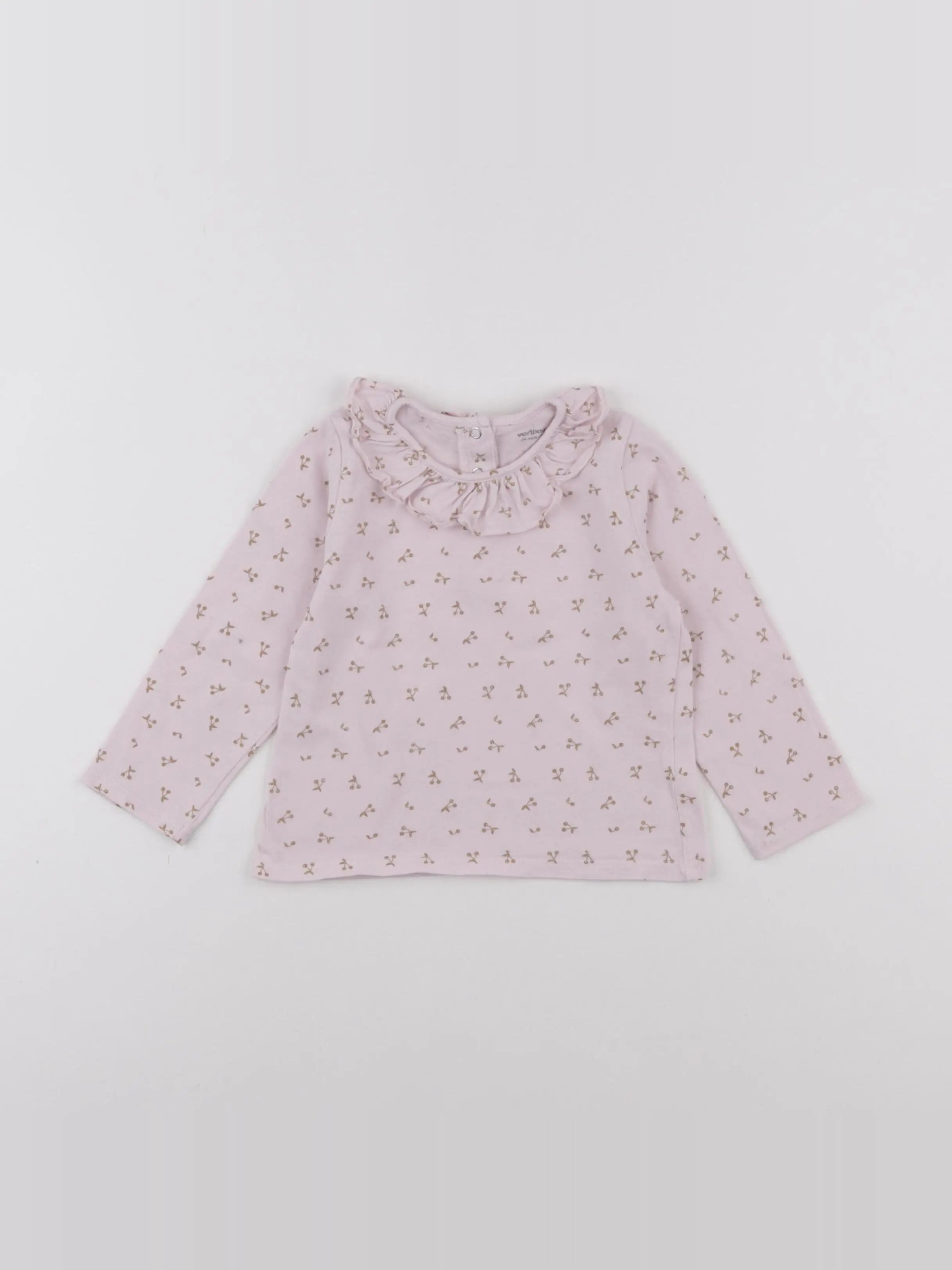 Vertbaudet - tee-shirt rose - 24 mois