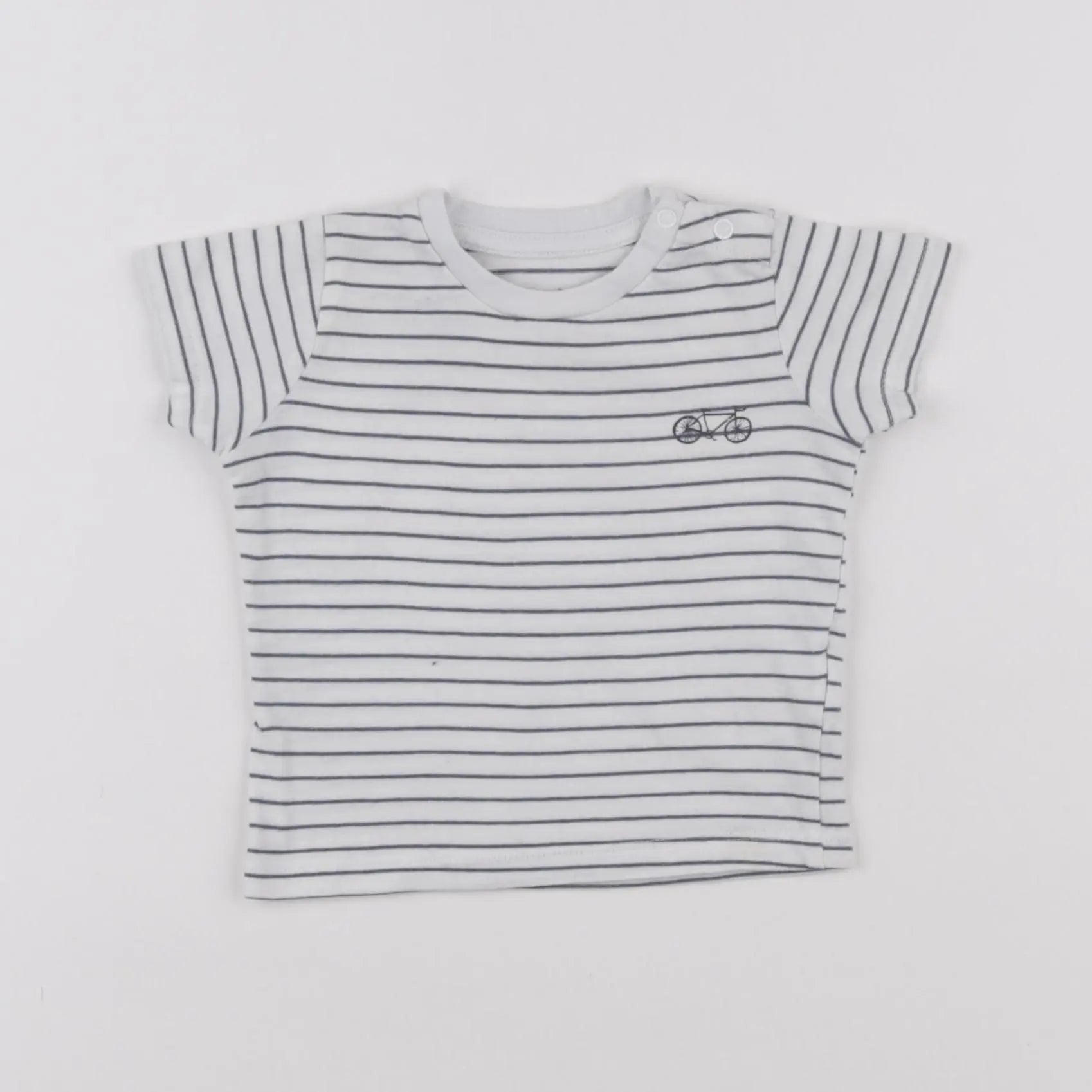 Vertbaudet - tee-shirt bleu - 6 mois
