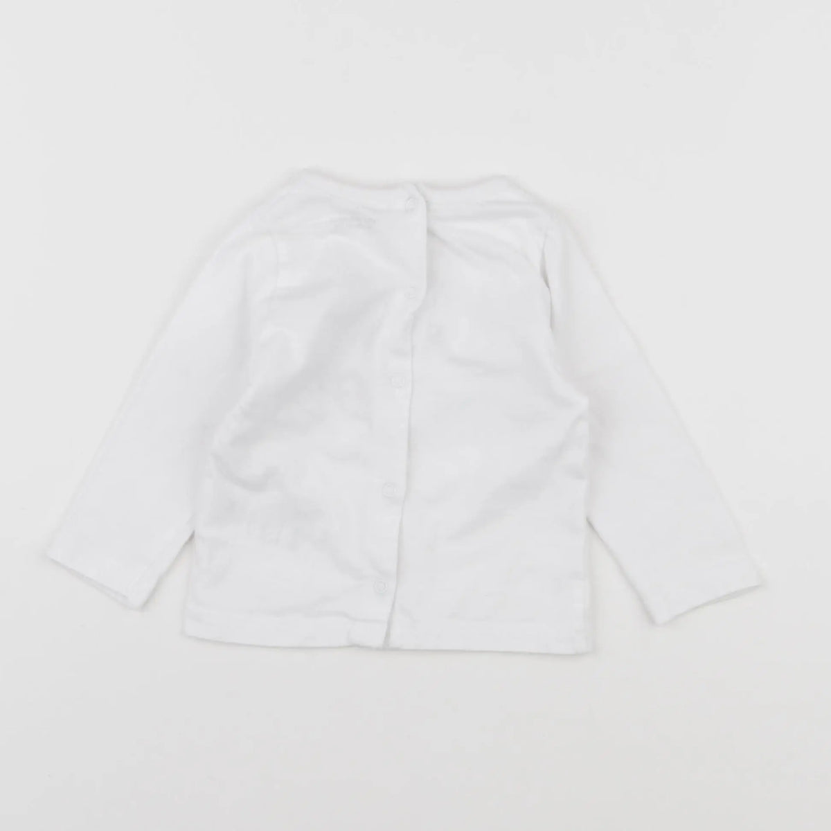 Vertbaudet - tee-shirt blanc - 6 mois