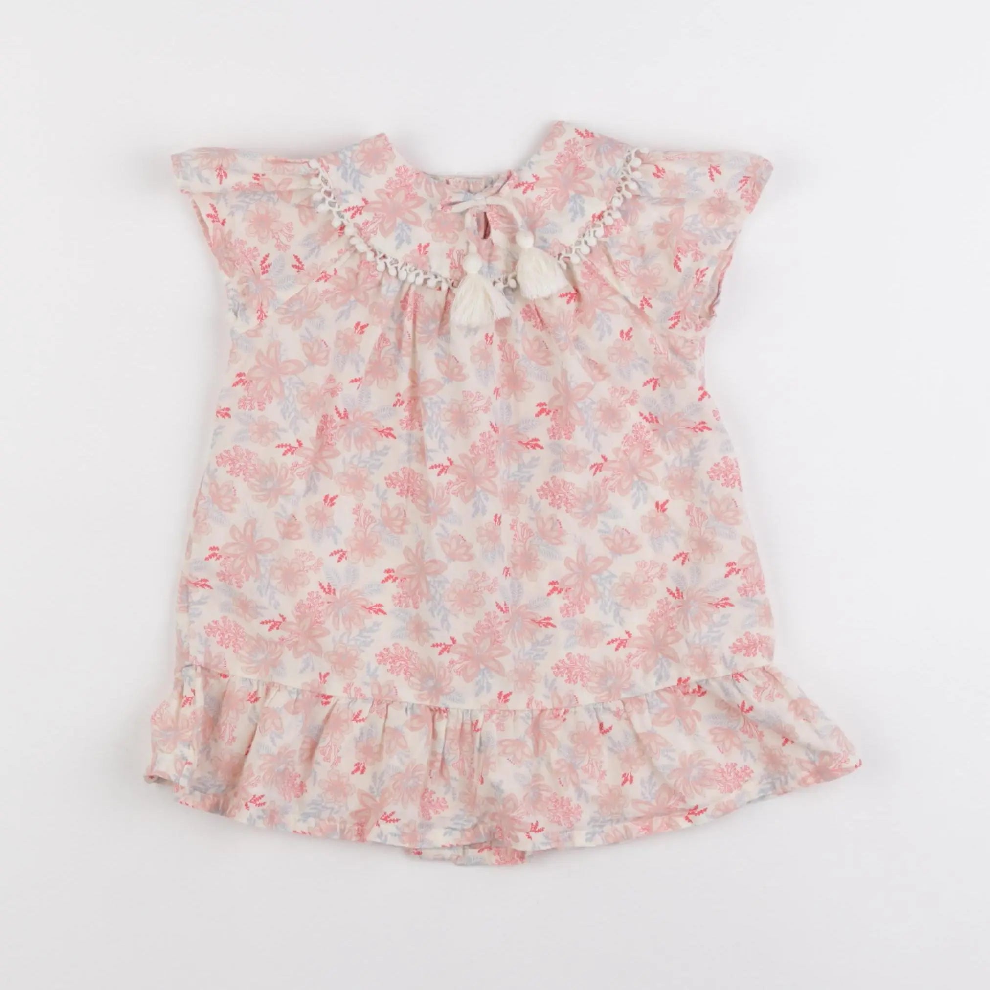 Vertbaudet - robe rose - 12 mois