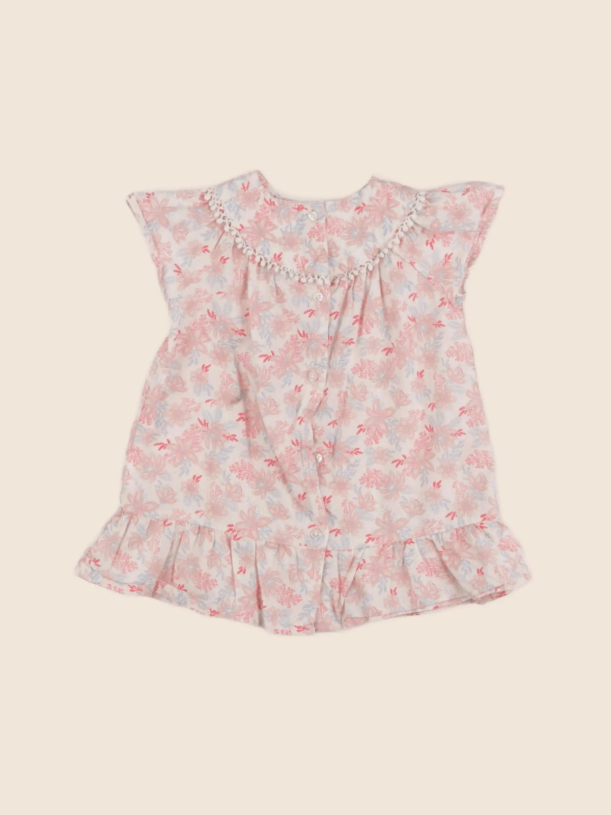 Vertbaudet - robe rose - 12 mois
