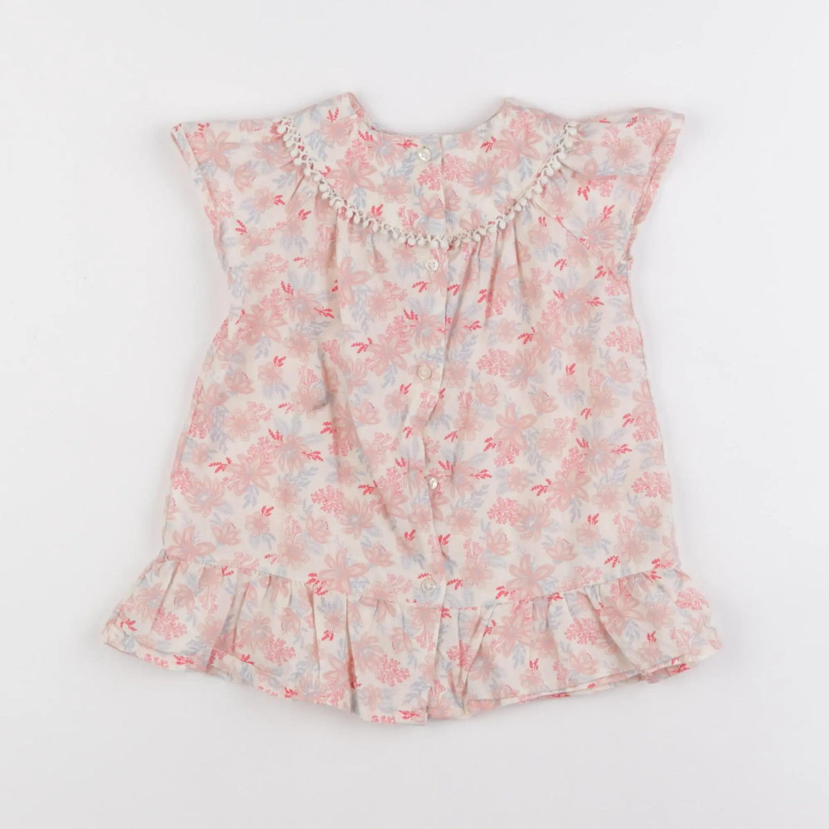 Vertbaudet - robe rose - 12 mois