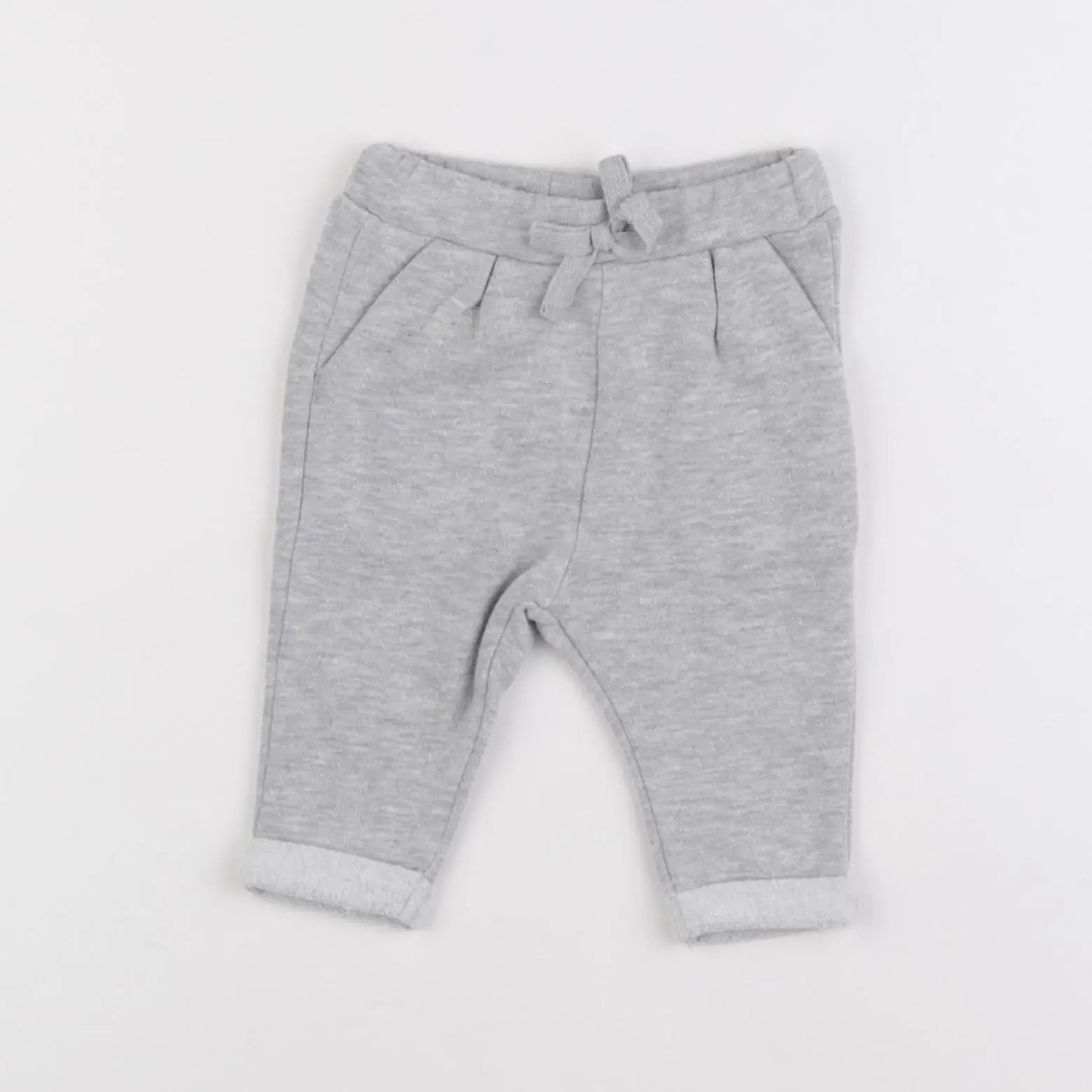 Vertbaudet - jogging argent, gris - 3 mois