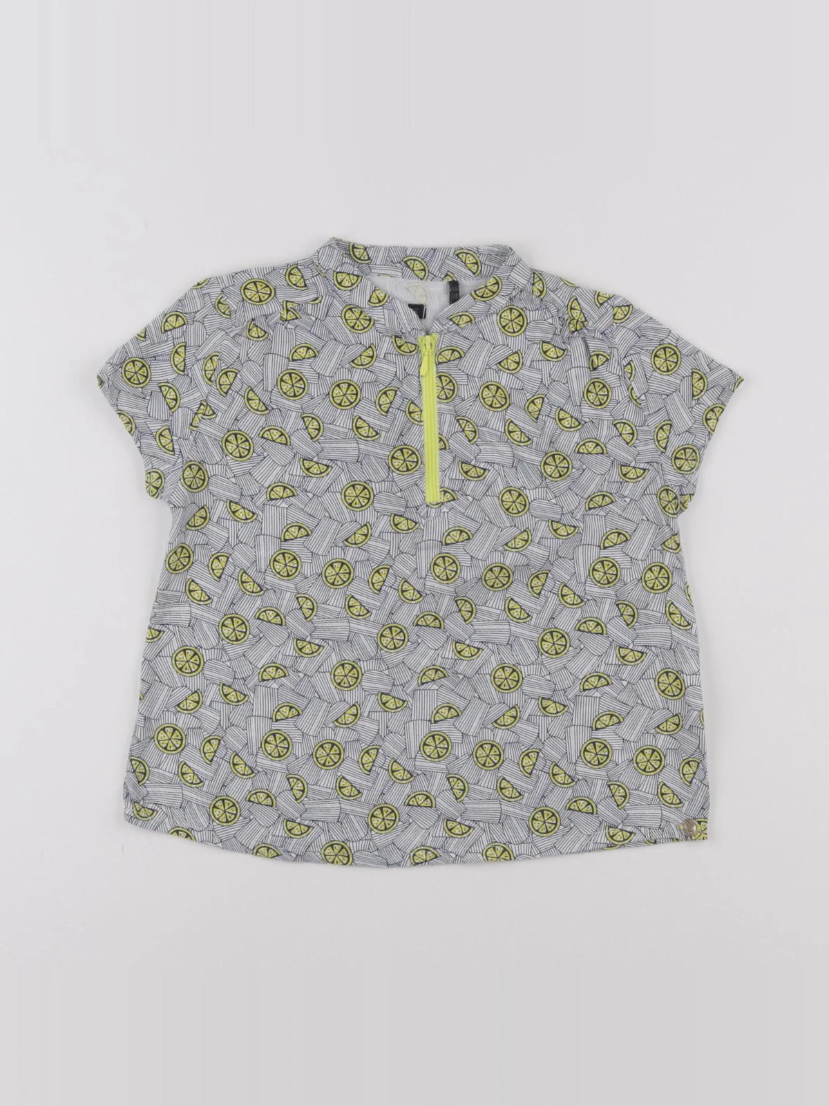 IKKS - blouse bleu, jaune - 5 ans