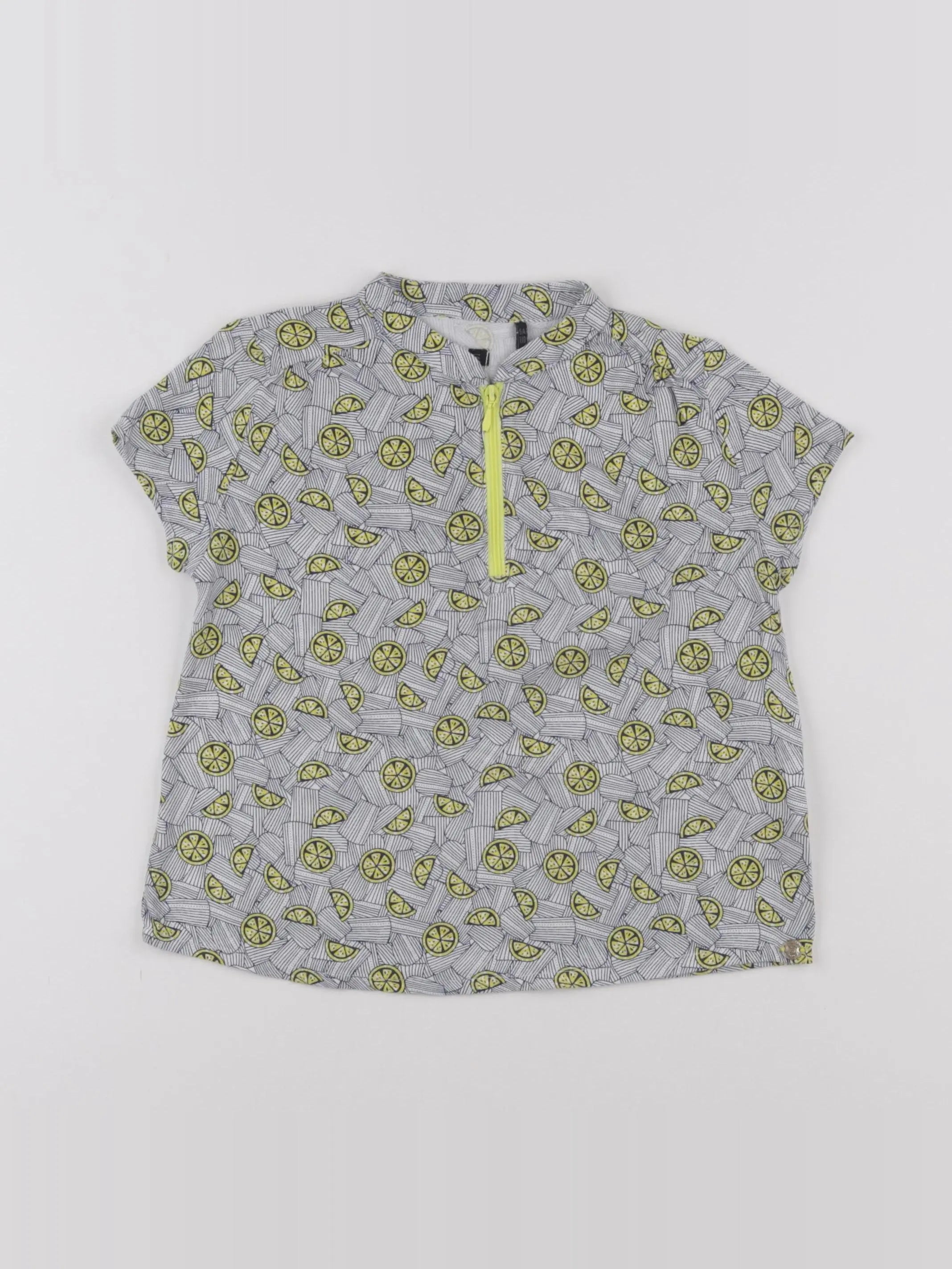 IKKS - blouse bleu, jaune - 5 ans