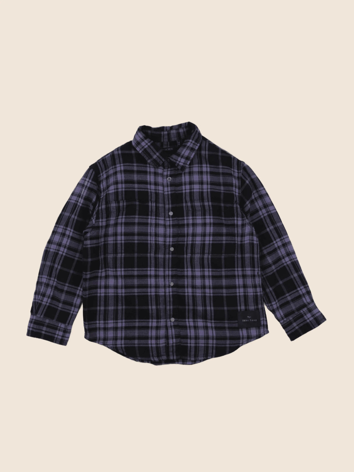 IKKS - chemise noir, violet - 6 ans