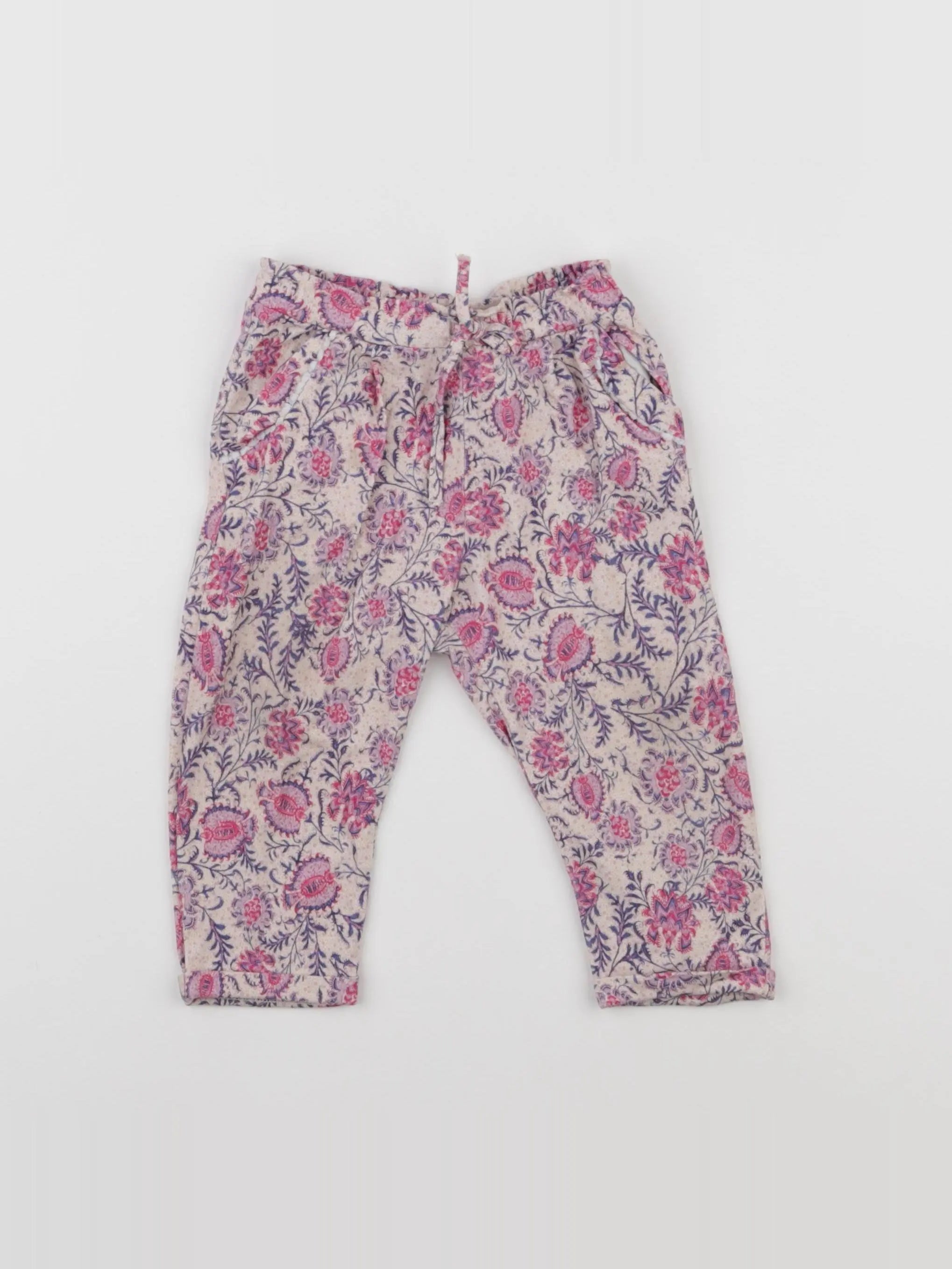 IKKS - legging rose, violet - 12 mois