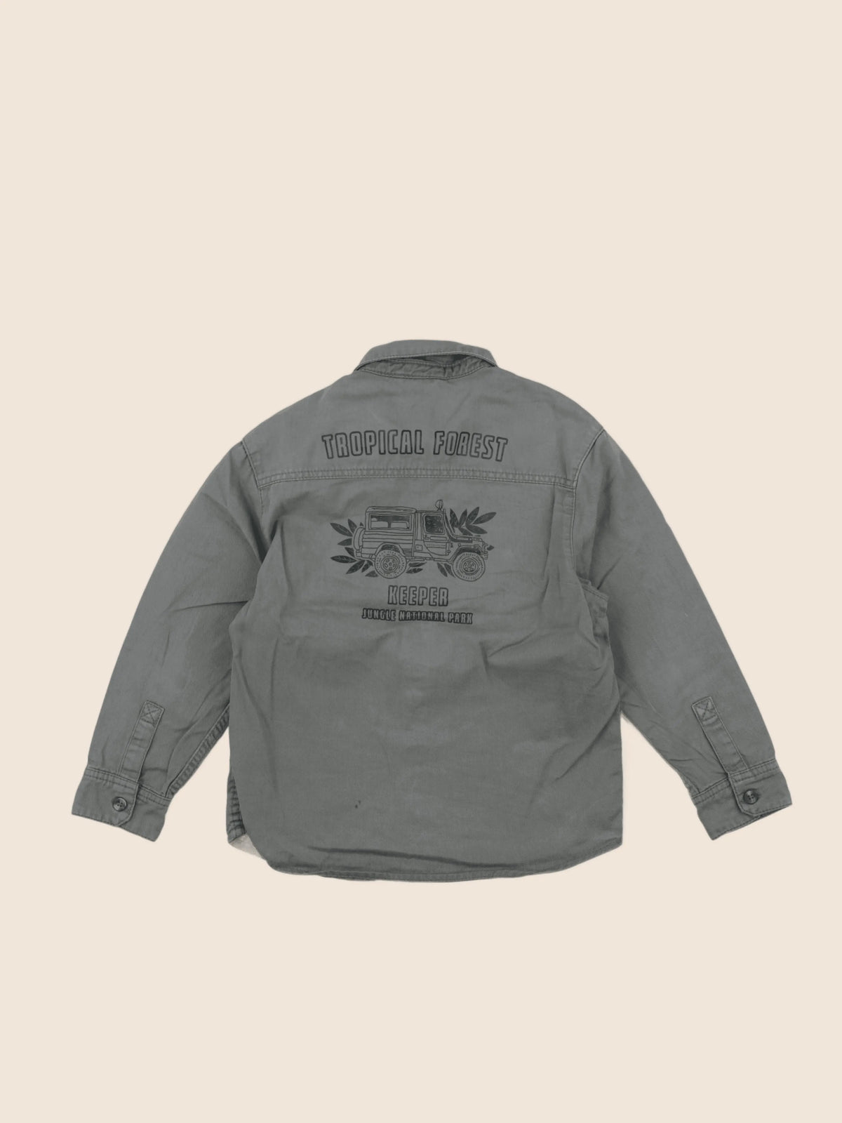 Vertbaudet - chemise vert - 8 ans