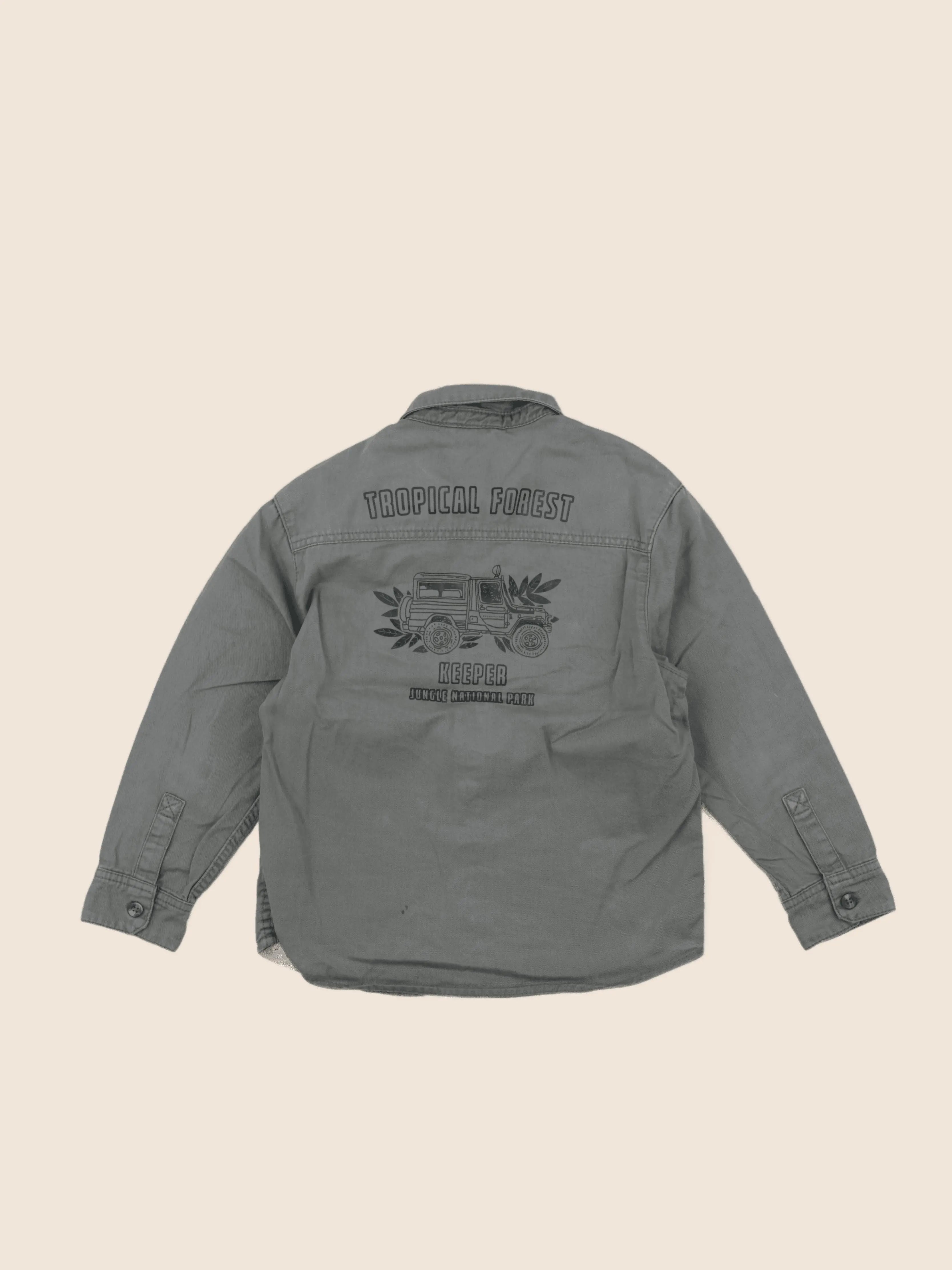 Vertbaudet - chemise vert - 8 ans