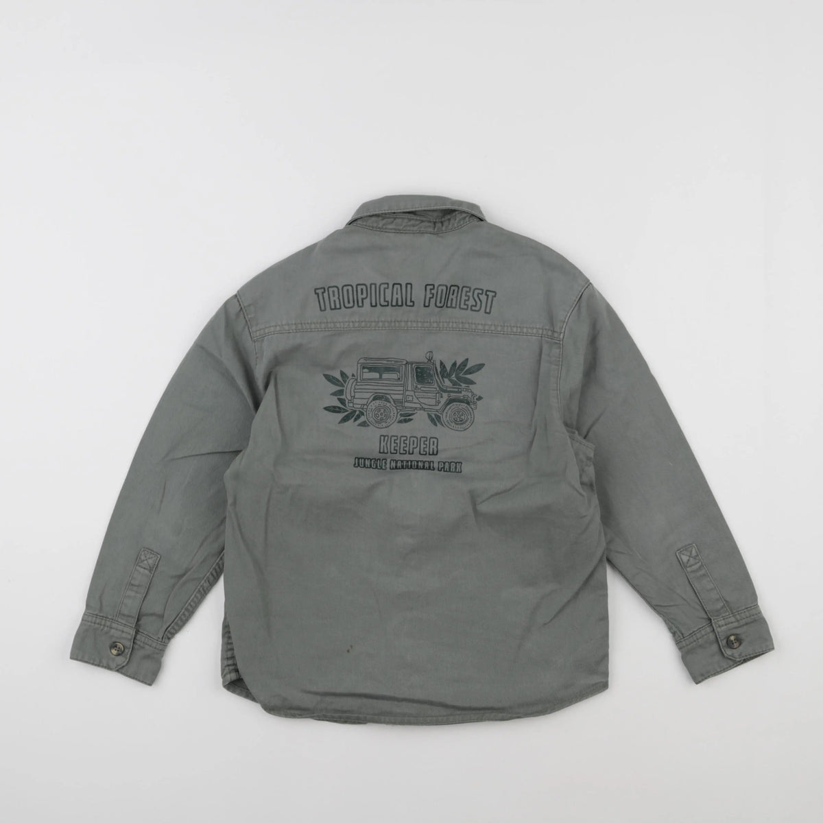 Vertbaudet - chemise vert - 8 ans