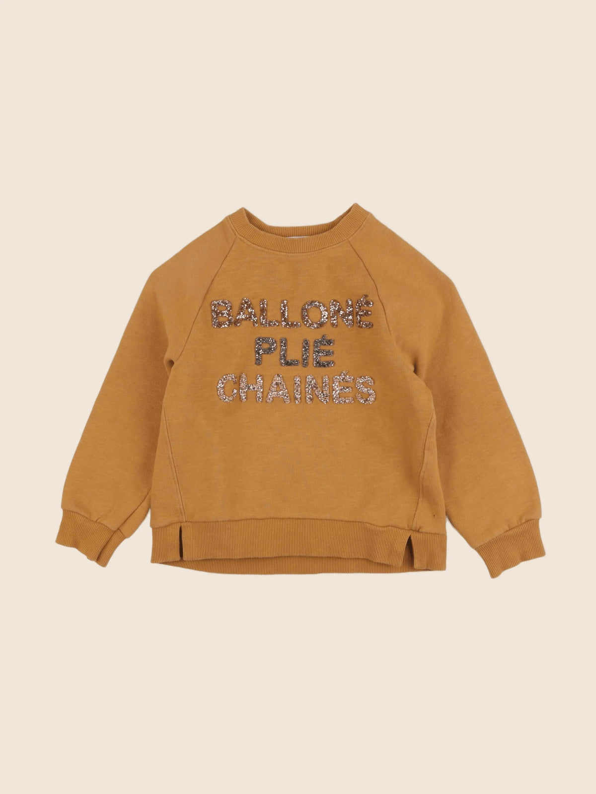 Zara - sweat marron - 8 ans