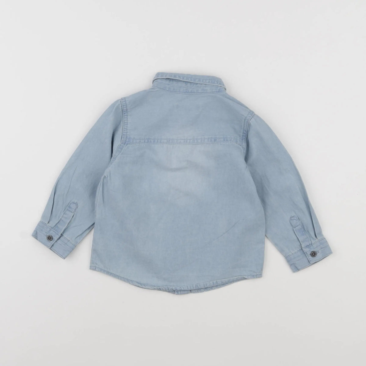 Vertbaudet - chemise bleu - 18 mois