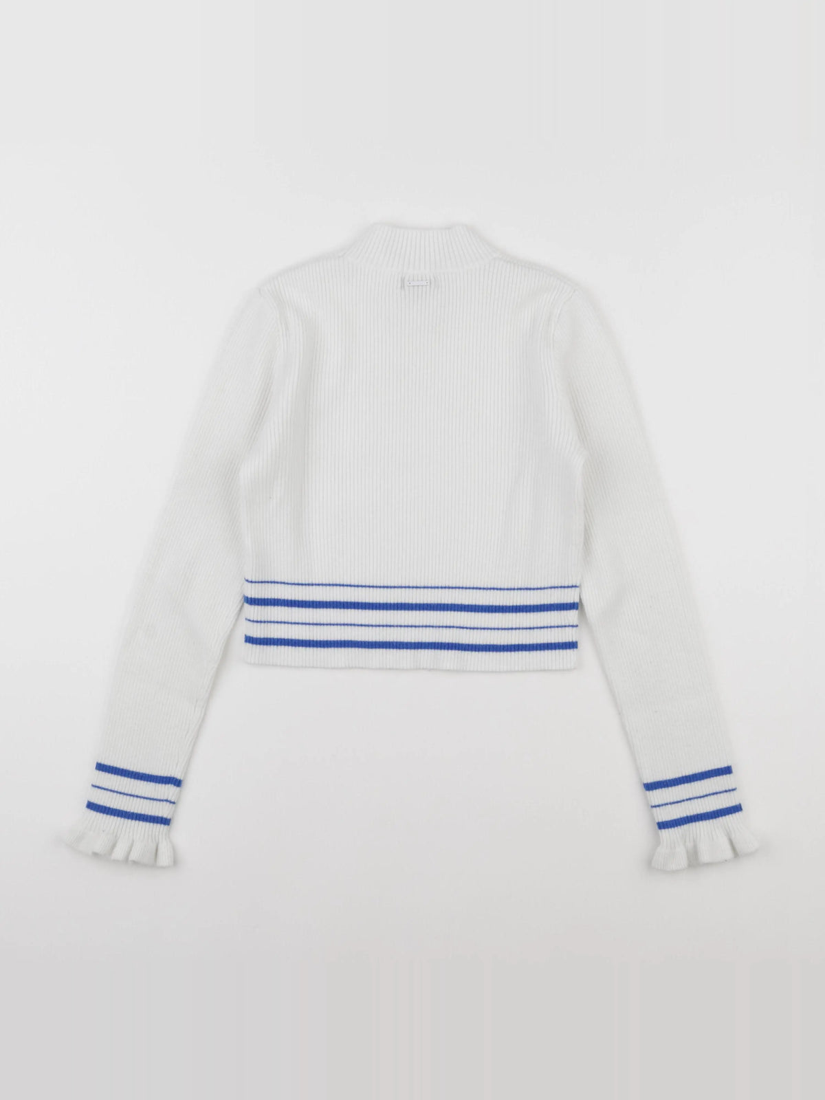 IKKS - pull blanc, bleu - 12 ans