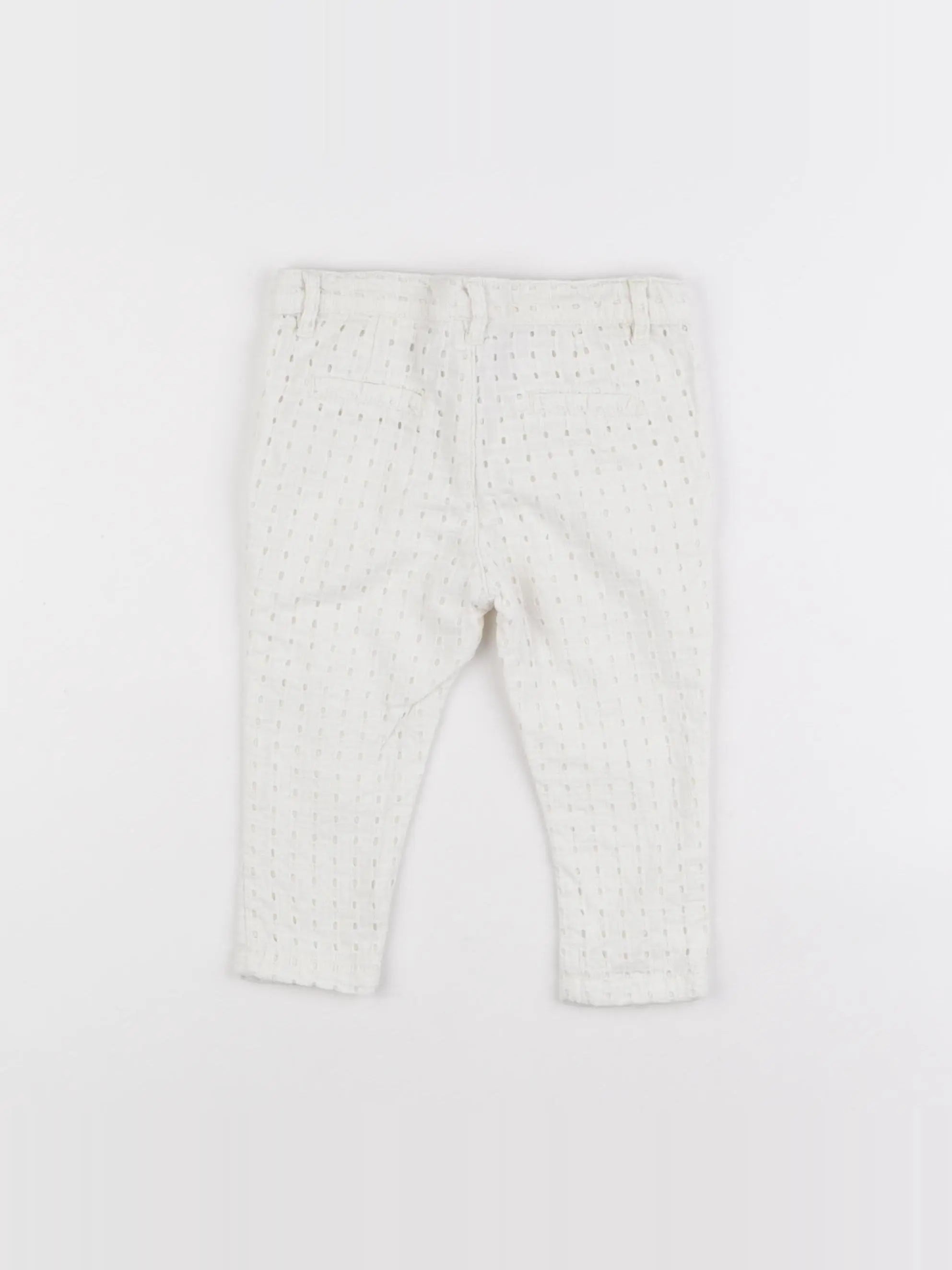 Zara - pantalon doublé beige - 6/9 mois