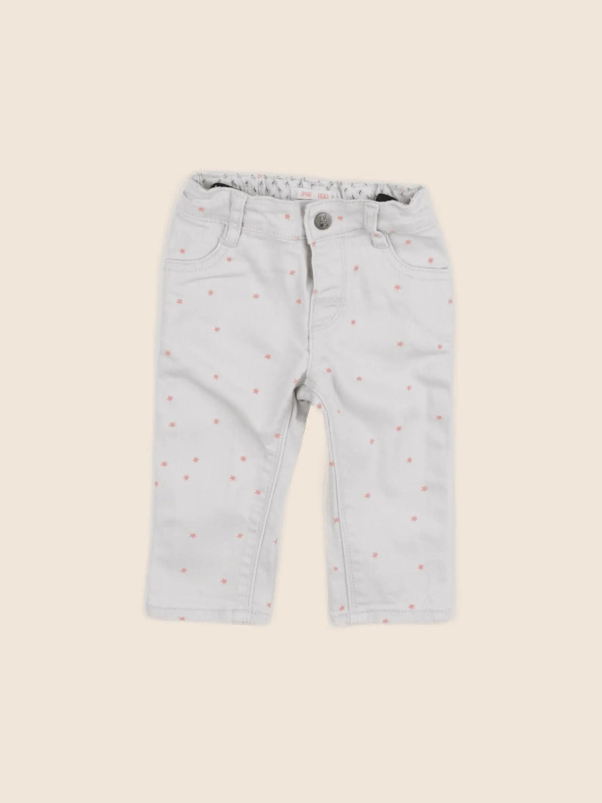 IKKS - jean beige - 6 mois