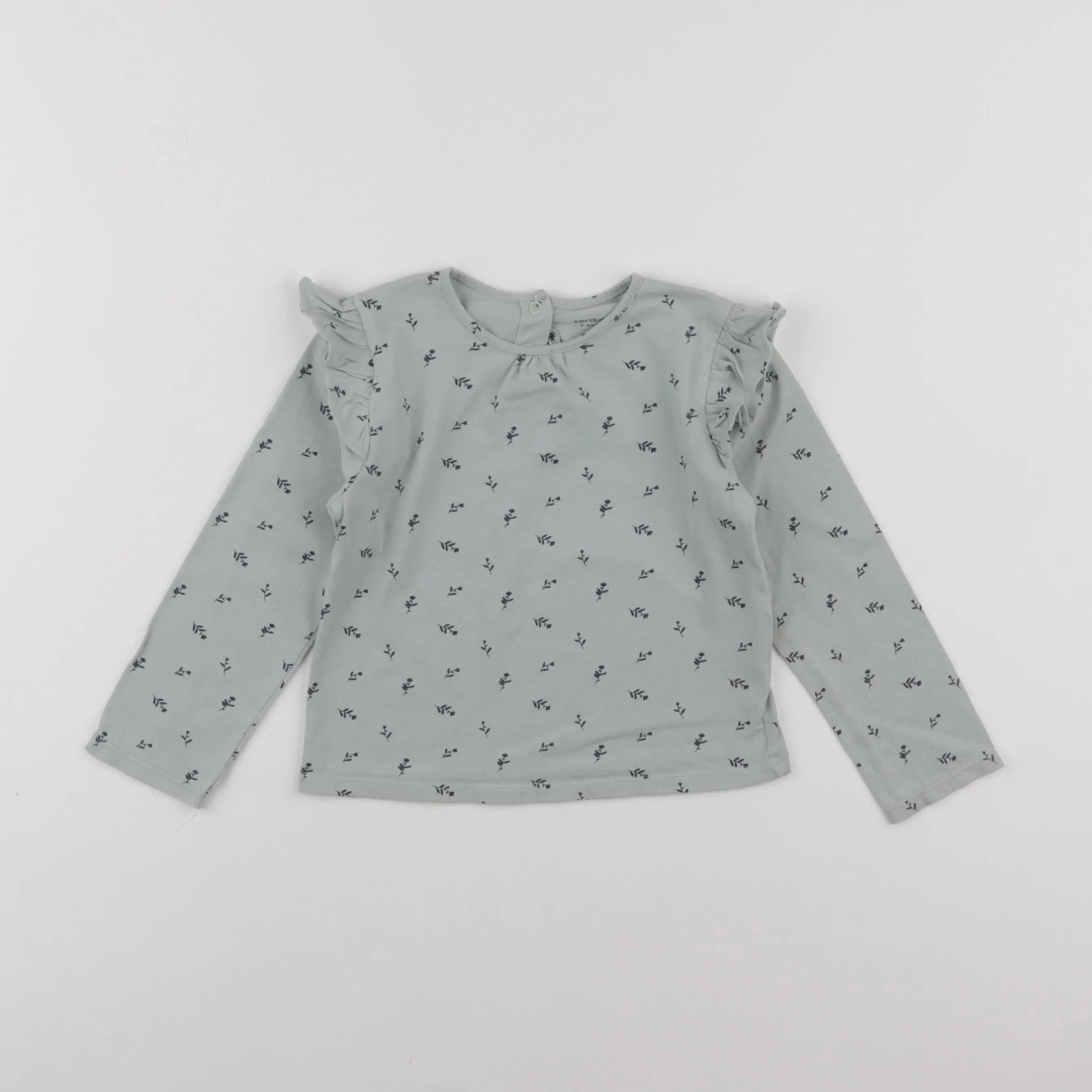 Vertbaudet - tee-shirt vert - 3 ans