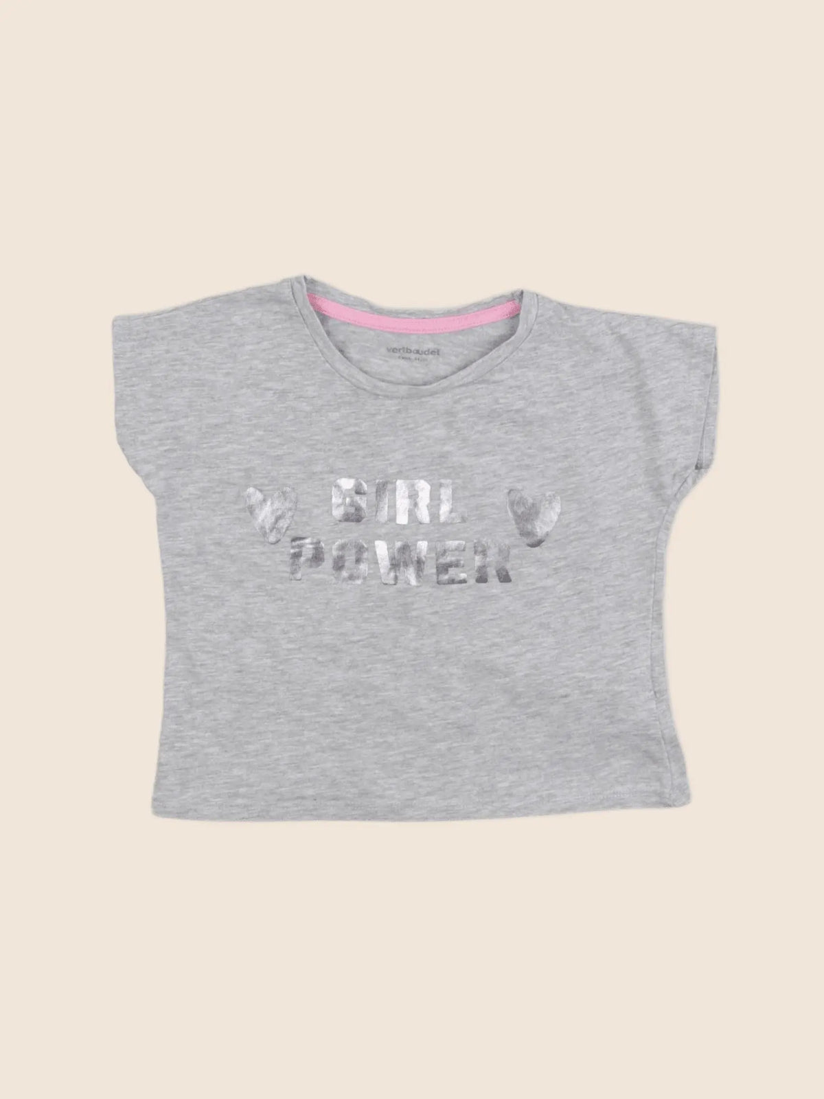 Vertbaudet - tee-shirt gris - 2 ans