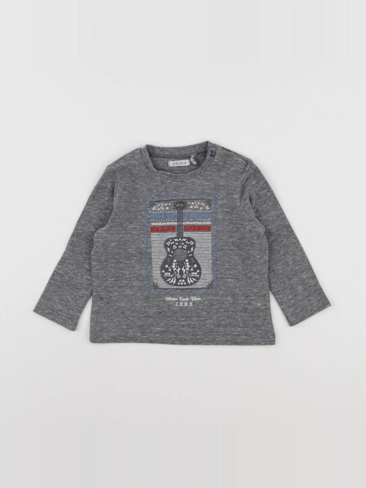 IKKS - tee-shirt gris - 12 mois