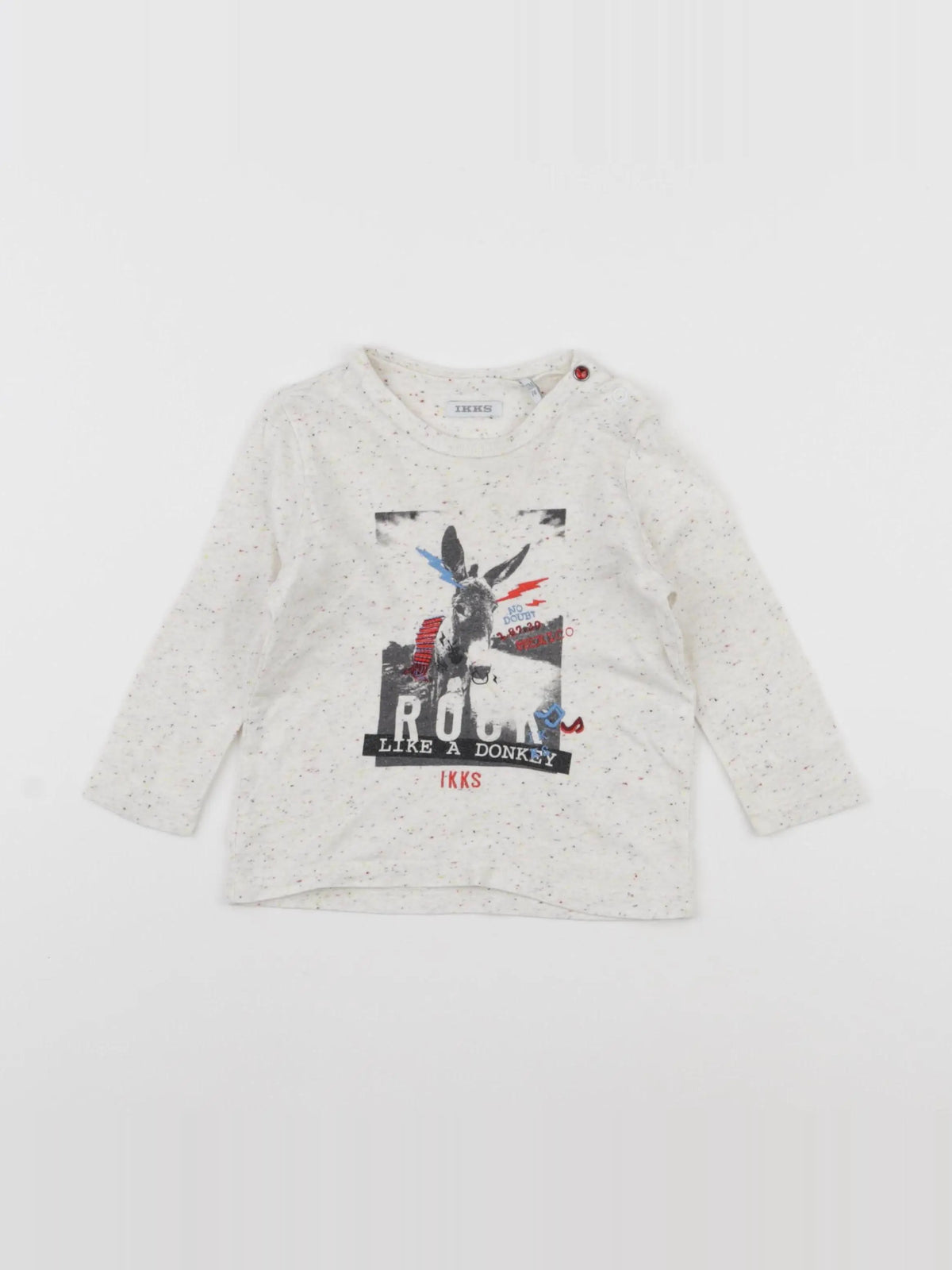 IKKS - tee-shirt blanc - 12 mois