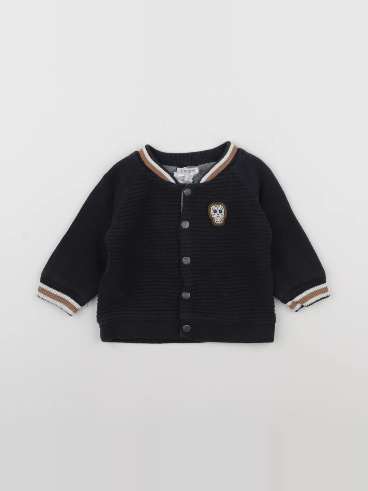 IKKS - sweat bleu - 6 mois