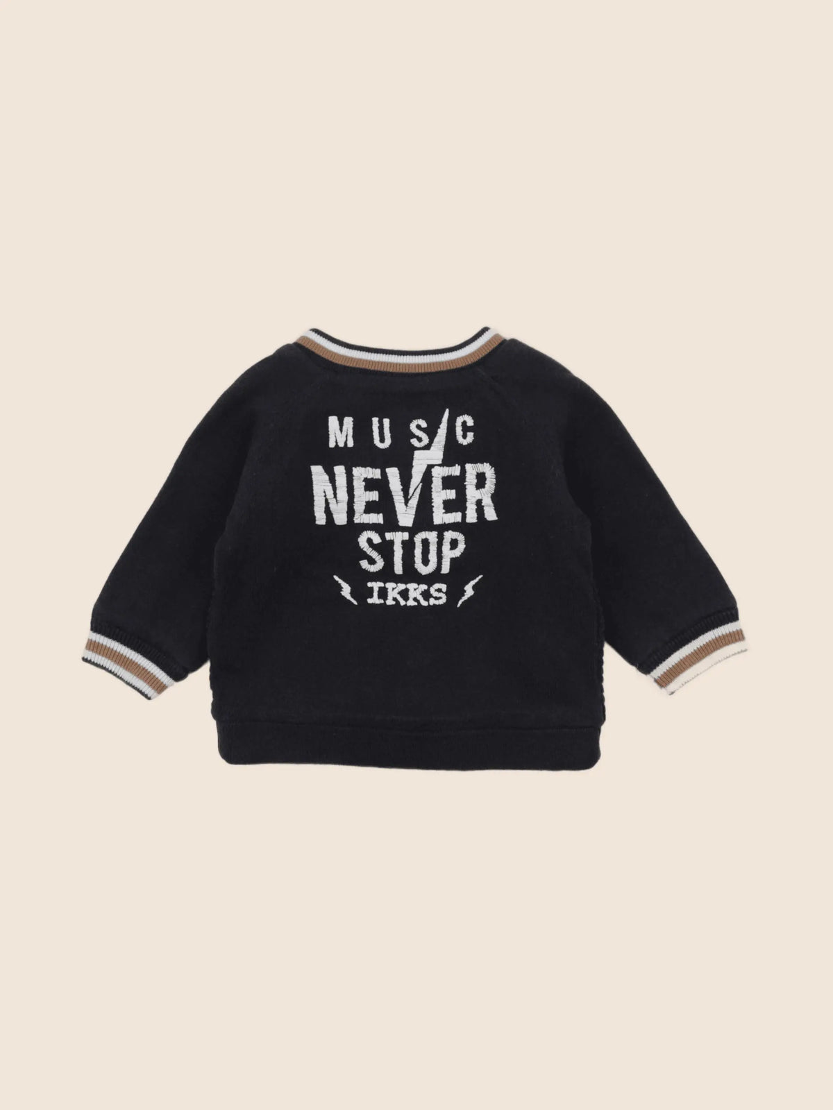 IKKS - sweat bleu - 6 mois