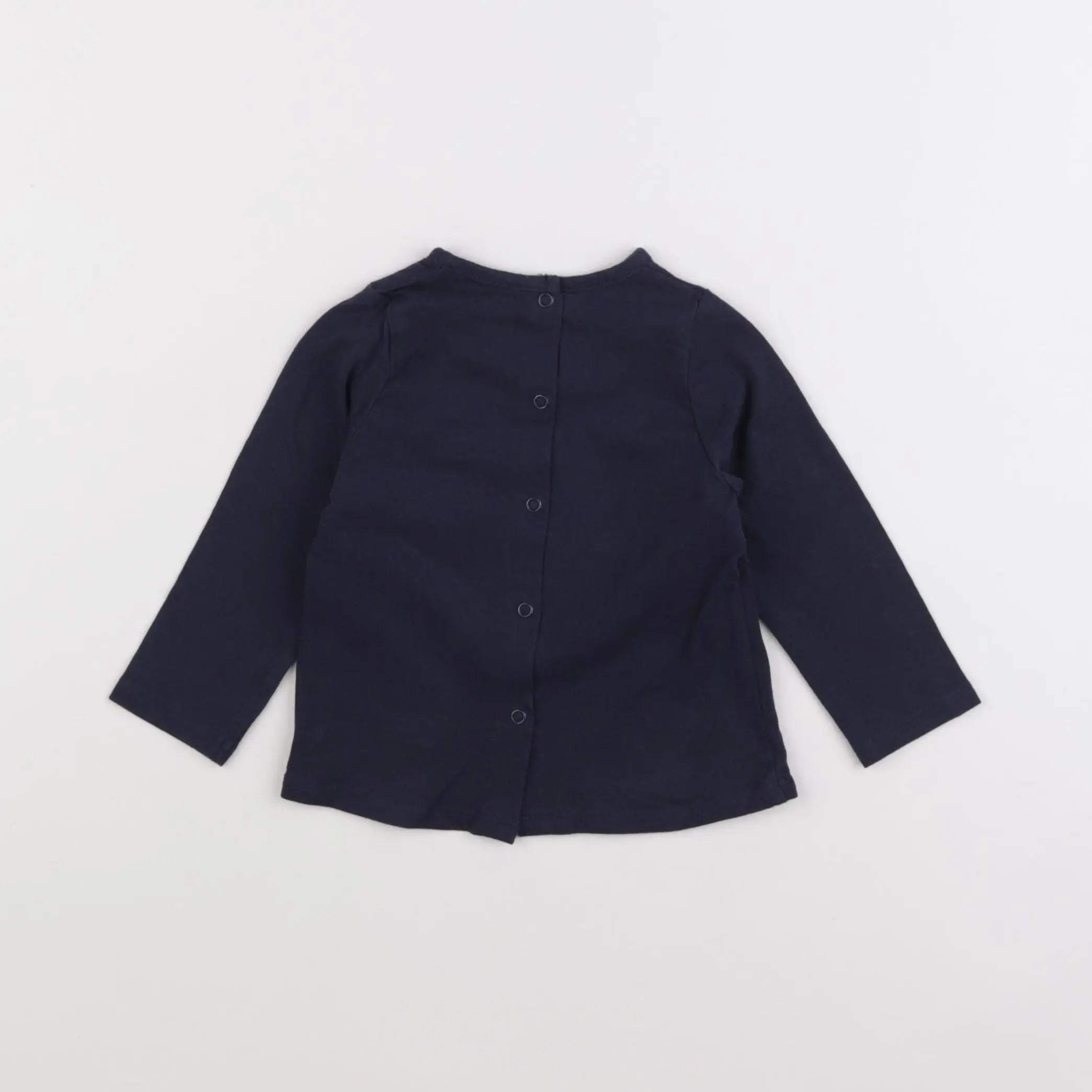 Vertbaudet - tee-shirt bleu - 9 mois