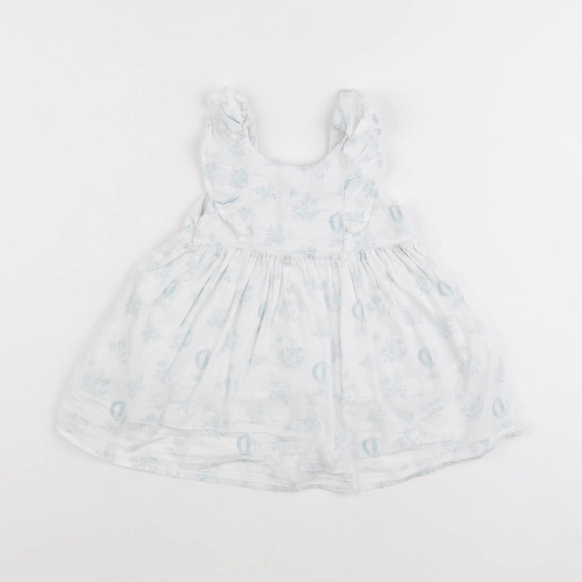 Vertbaudet - robe bleu - 9 mois