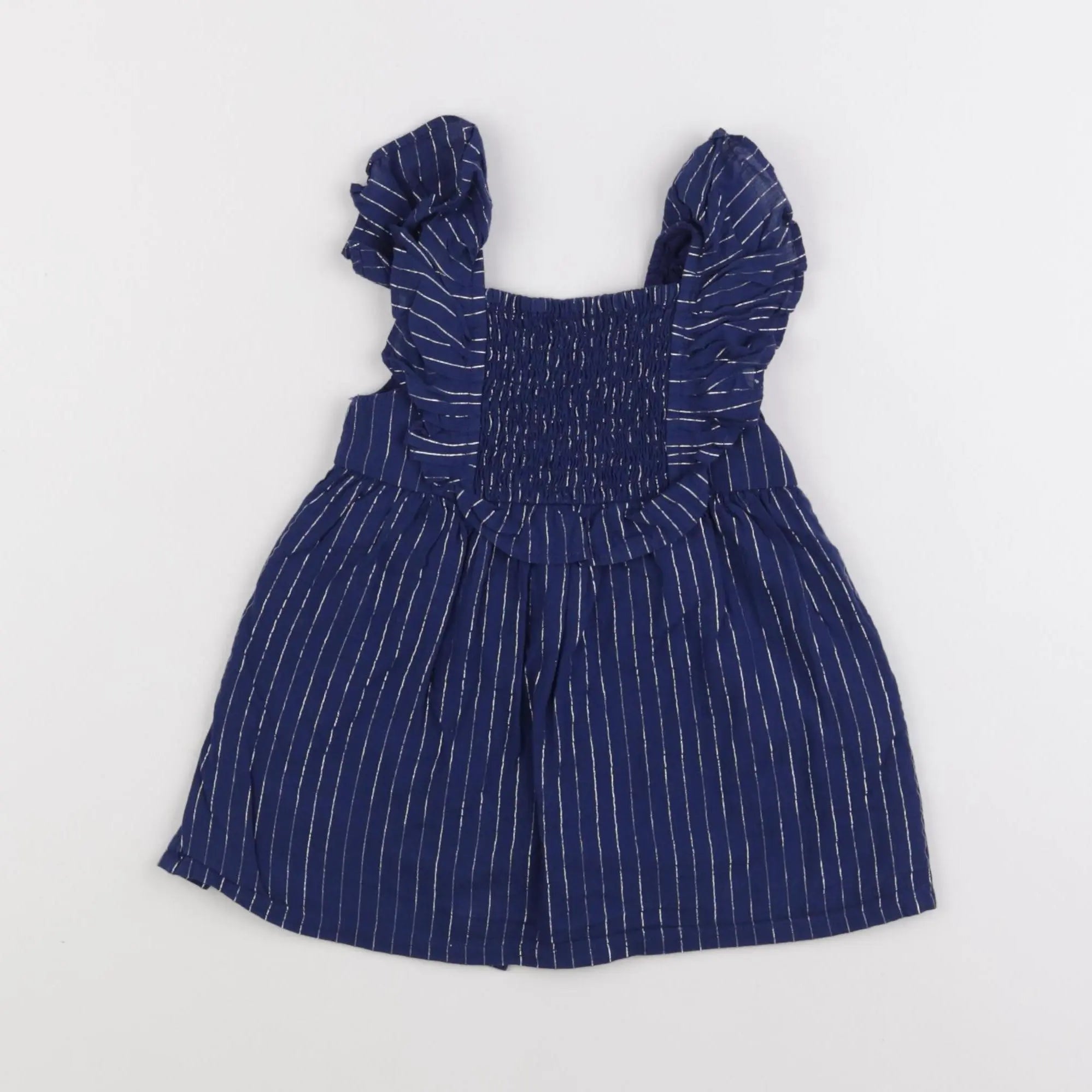 Vertbaudet - robe bleu - 6 mois