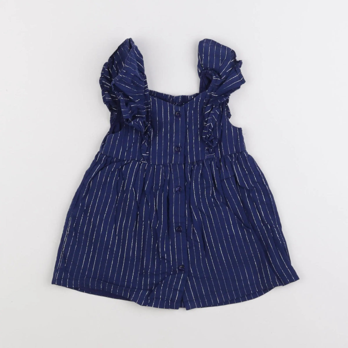 Vertbaudet - robe bleu - 6 mois