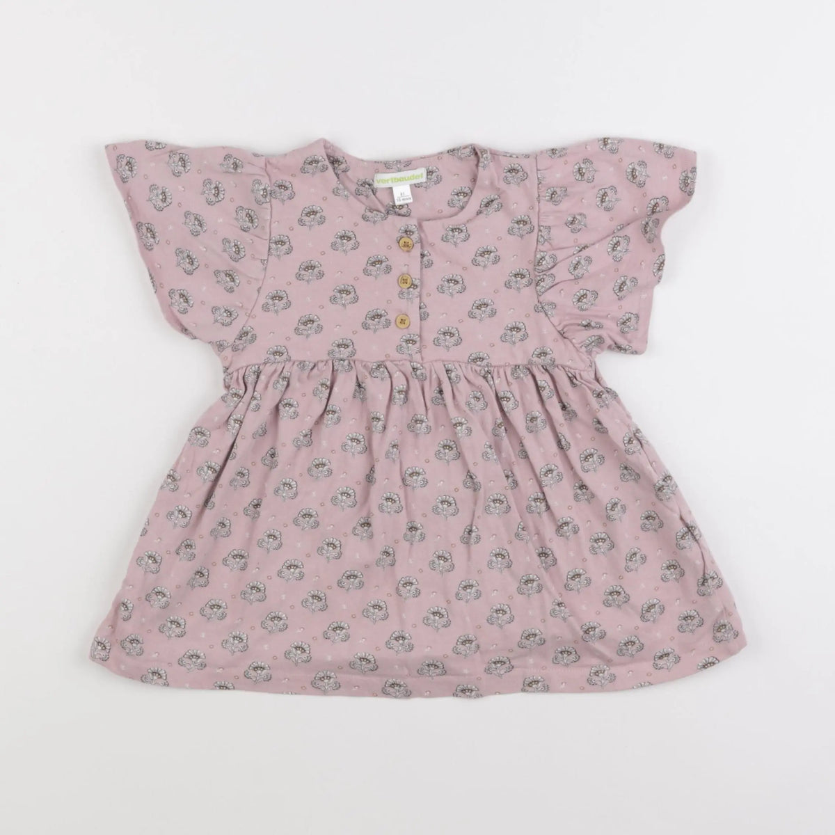 Vertbaudet - robe rose - 18 mois