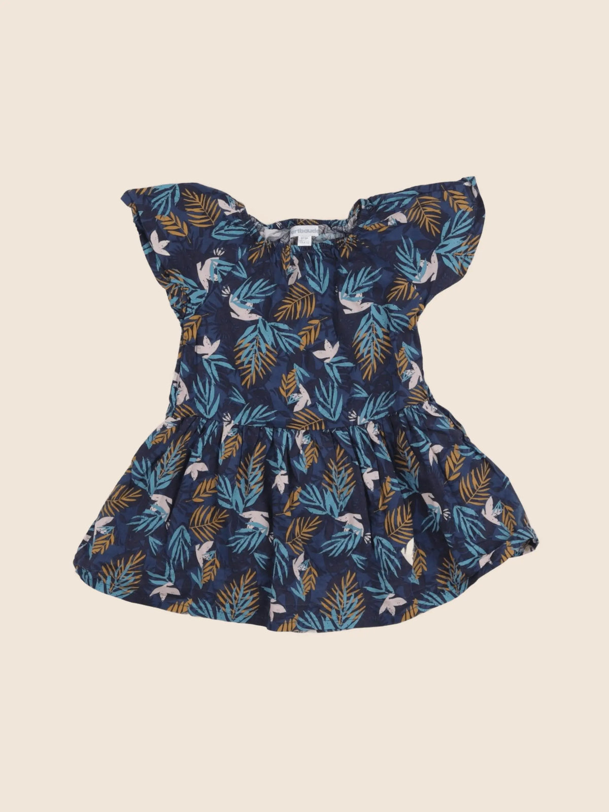 Vertbaudet - robe bleu - 18 mois