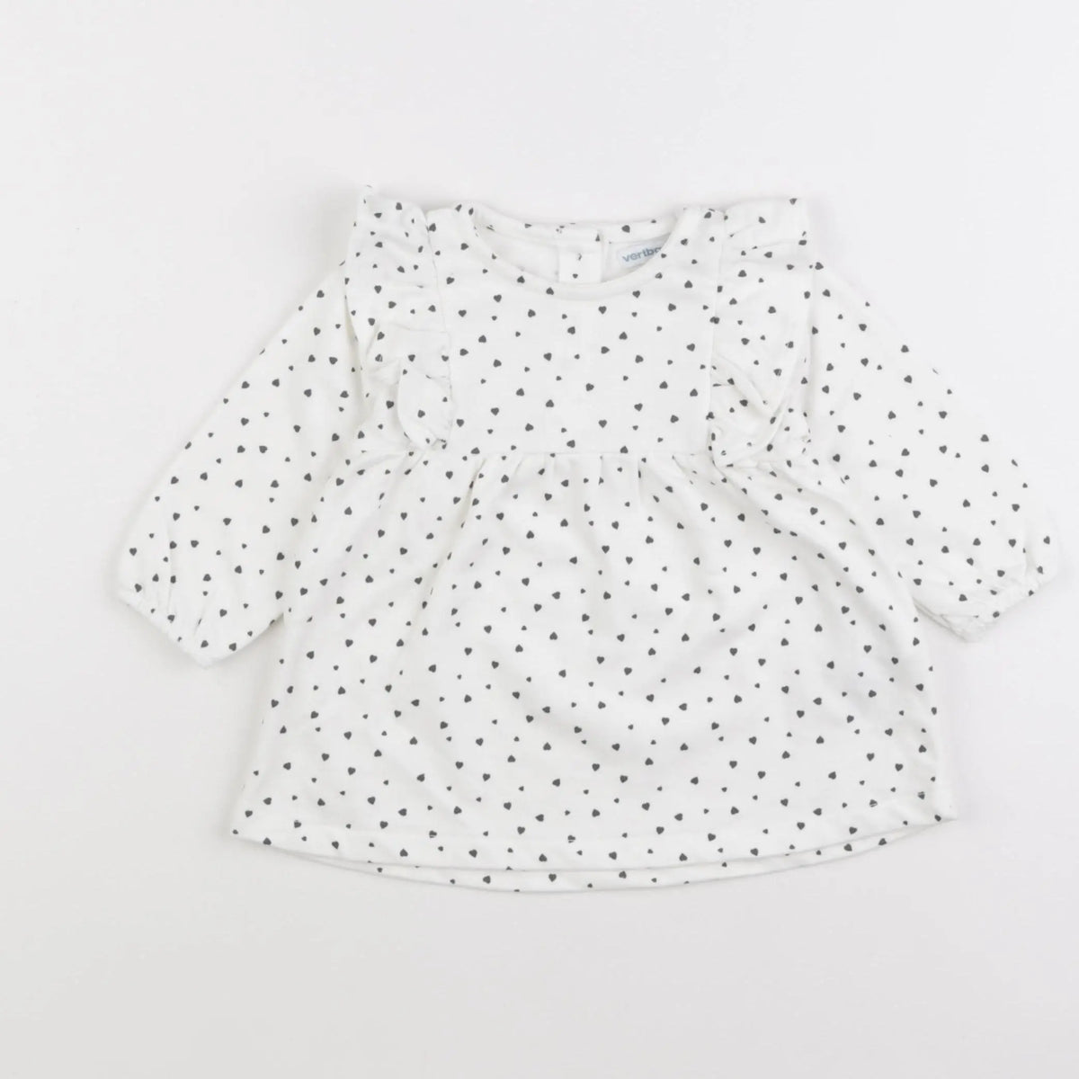 Vertbaudet - robe blanc - 9 mois