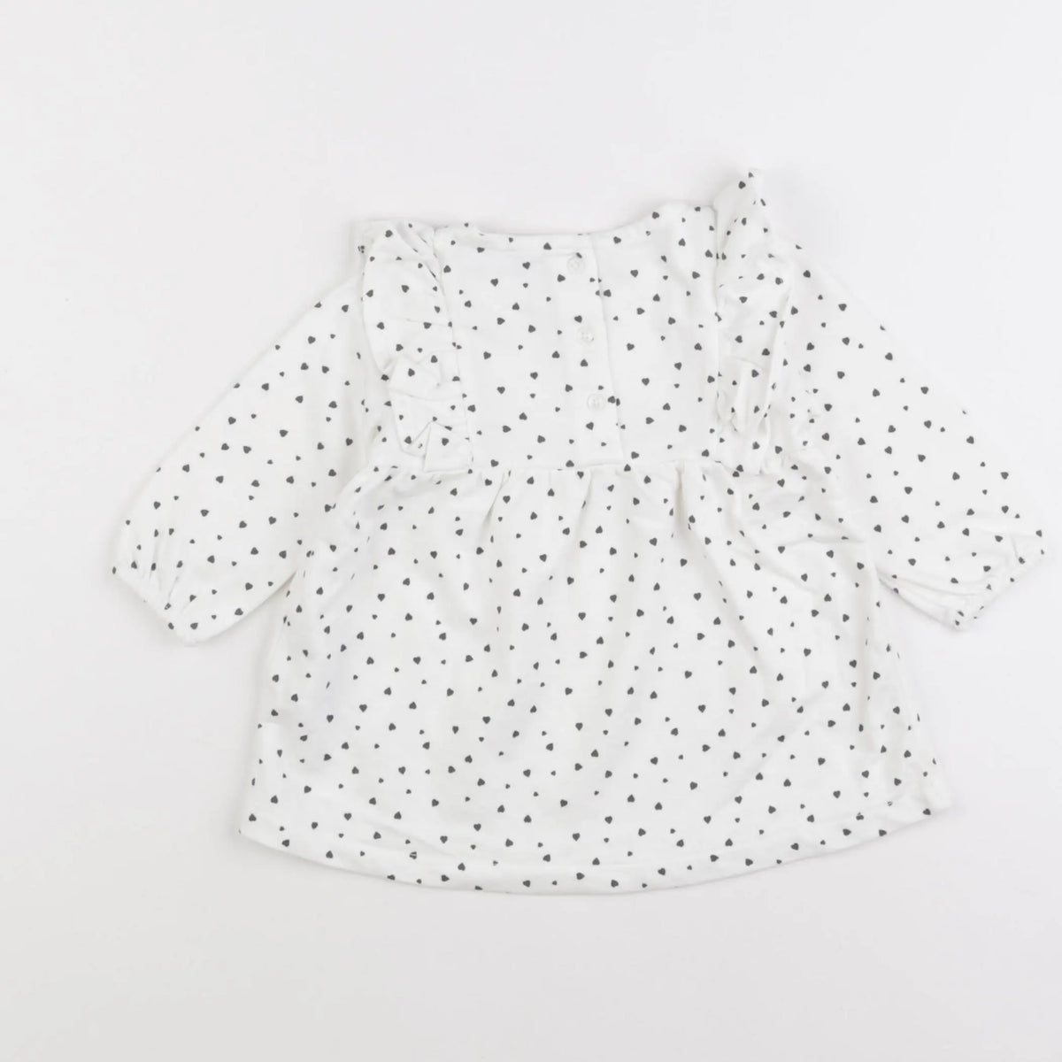 Vertbaudet - robe blanc - 9 mois